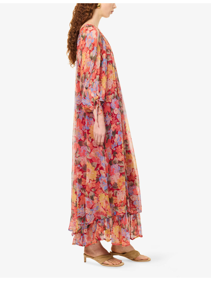 Hayden Floral Chiffon Maxi Dress 3