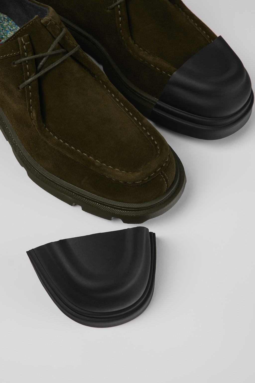 Green Nubuck Wallabee for Men - 6