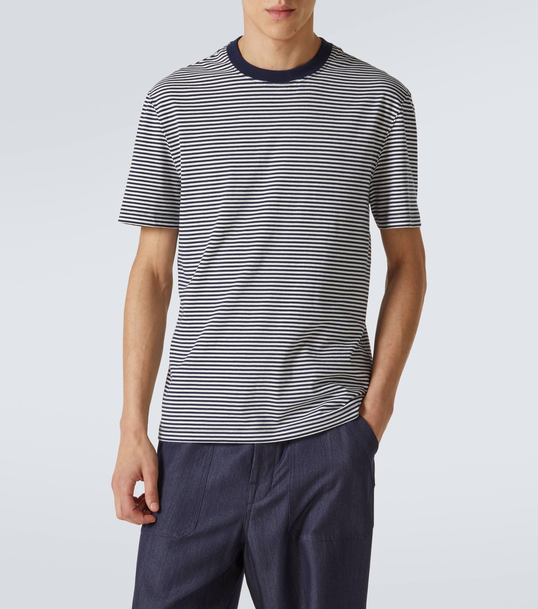 Striped cotton jersey T-shirt - 3