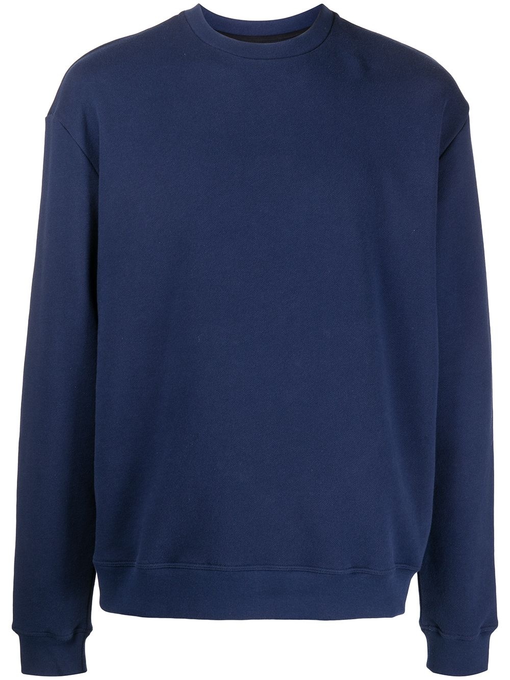 crew-neck cotton sweatshirt - 1