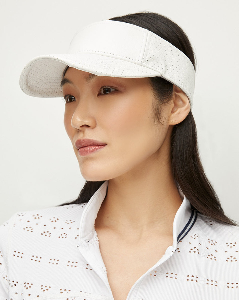 VEGAN LEATHER VISOR 6