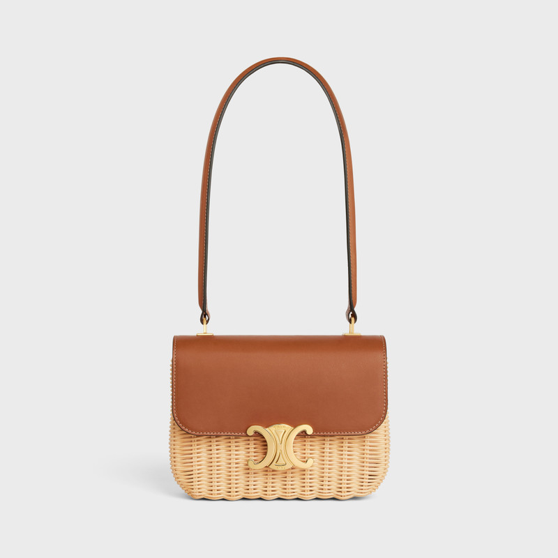 TEEN GARANCE BAG IN WICKER AND NATURAL CALFSKIN 1