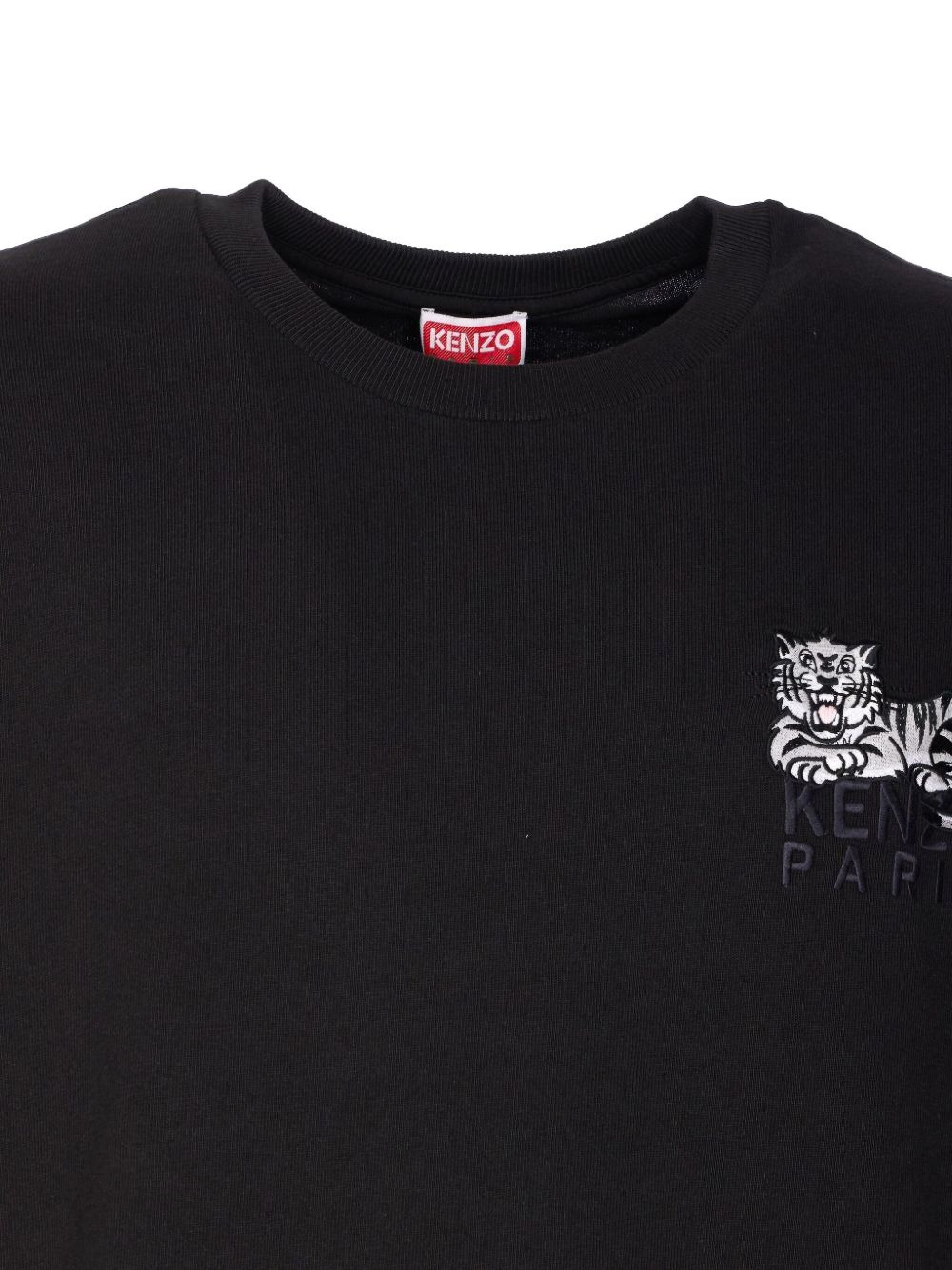 tiger-embroidered T-shirt - 4