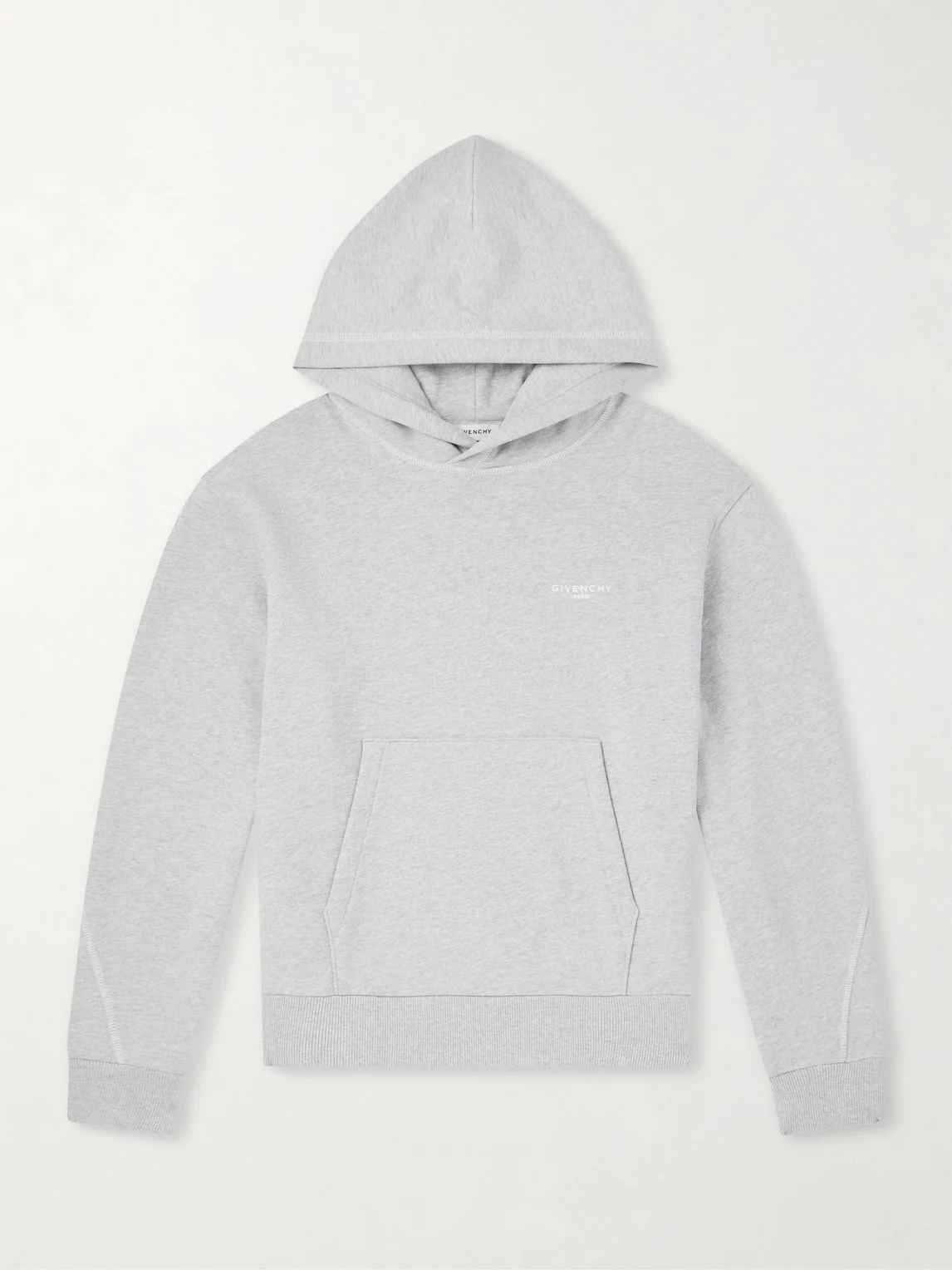 Logo-Embroidered Cotton-Jersey Hoodie - 1