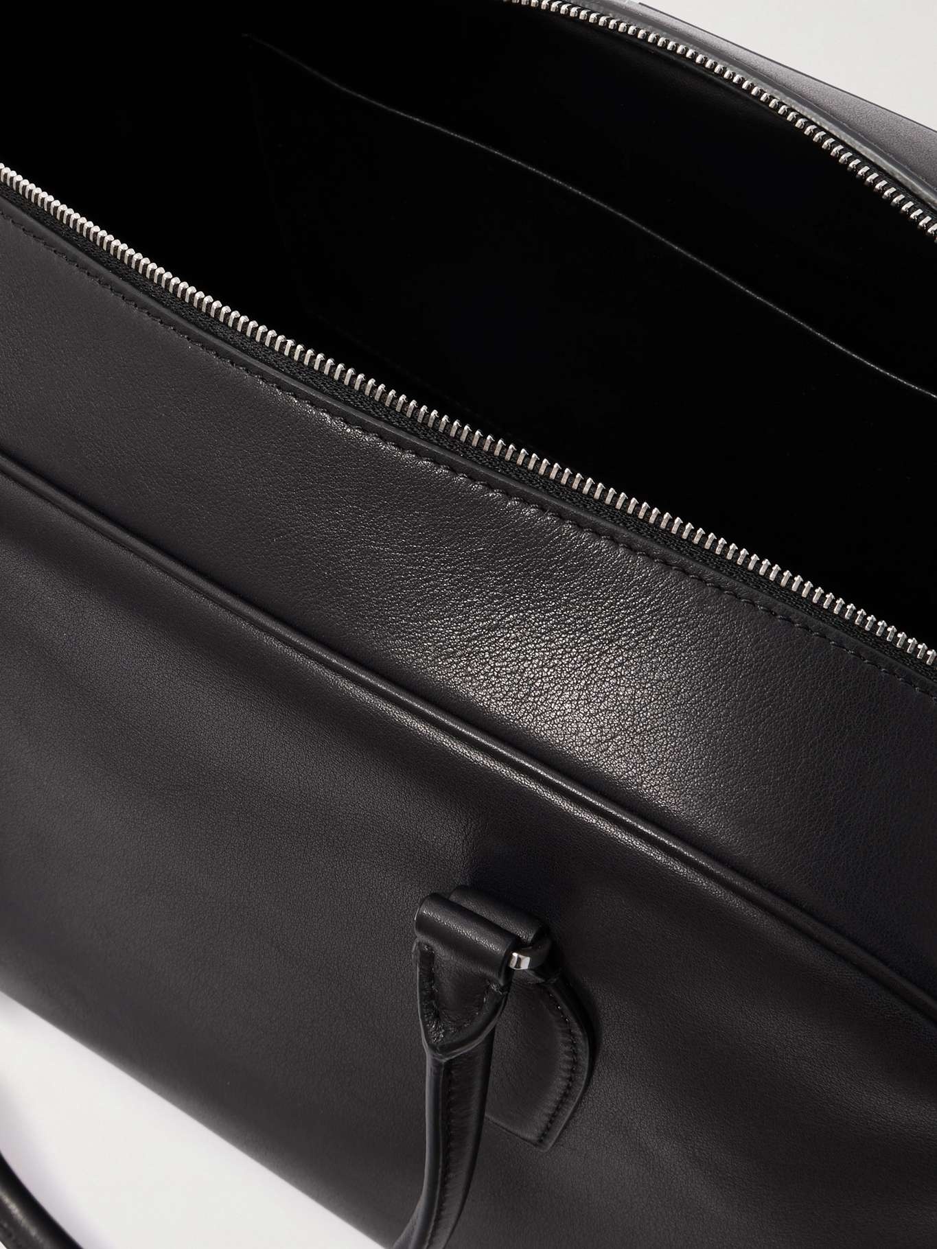 India 15.75 leather shoulder bag Black - 5