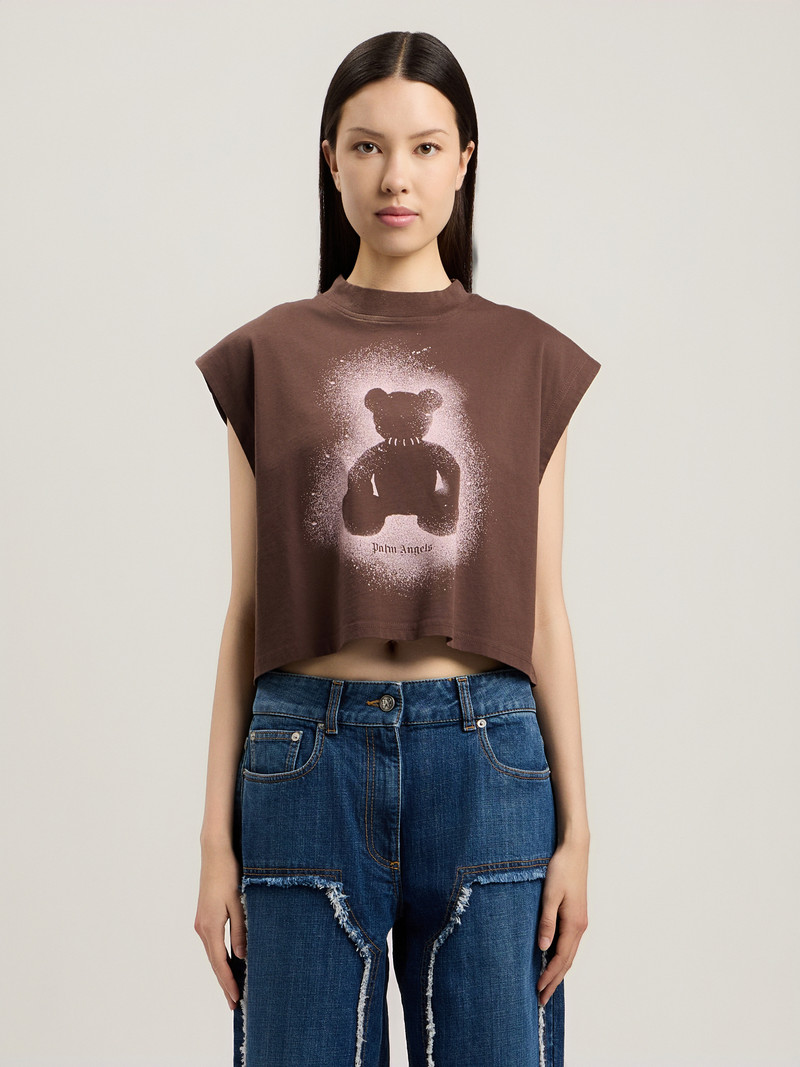 Spray Bear Boxy Tank Top 3