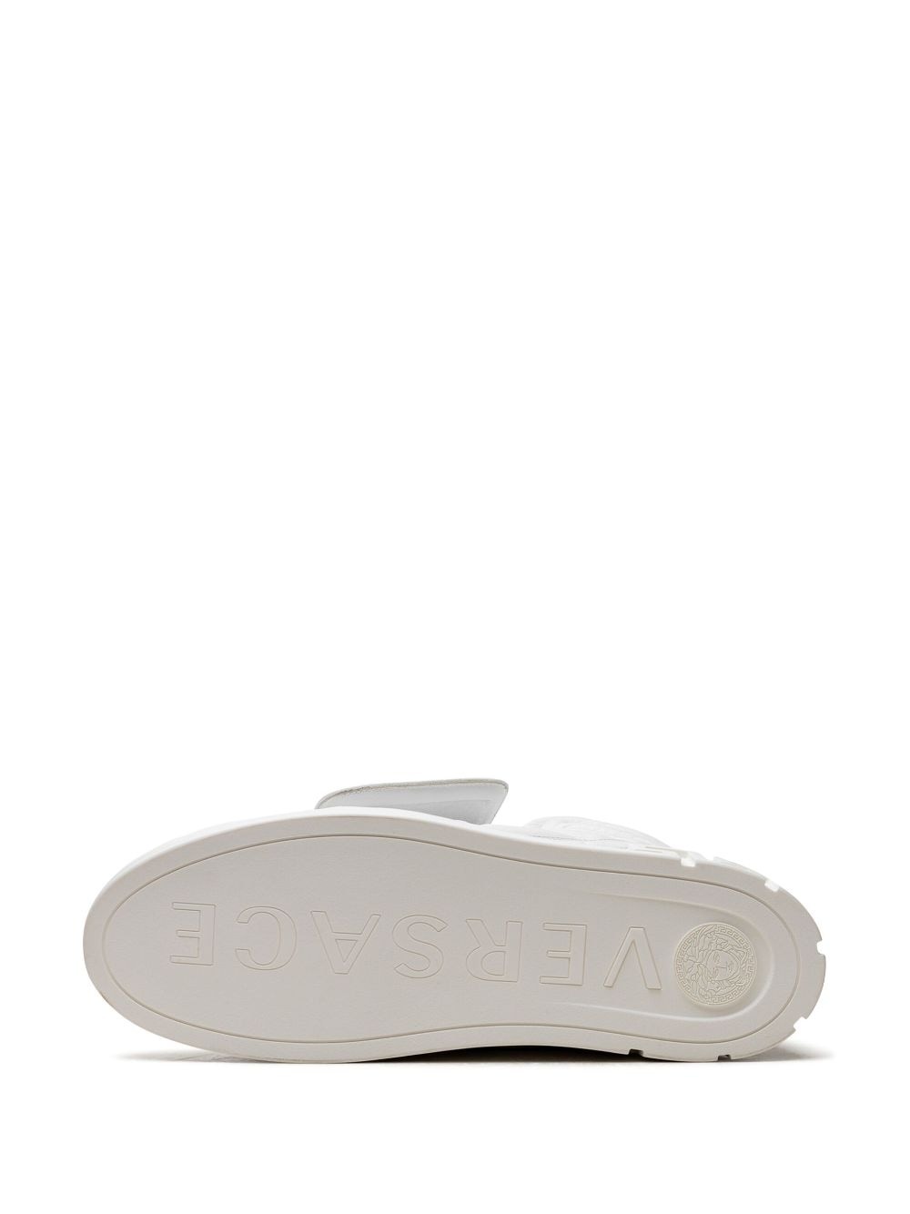 quilted high-top "White" sneakers - 4