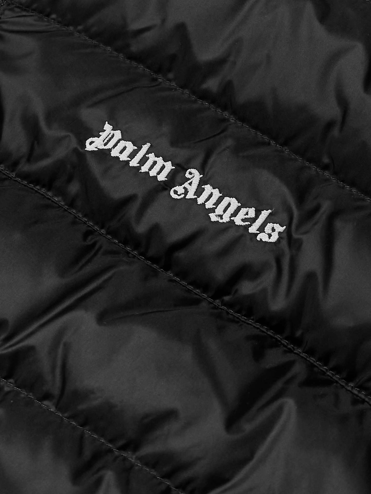 Logo-Embroidered Quilted Shell Down Gilet - 5