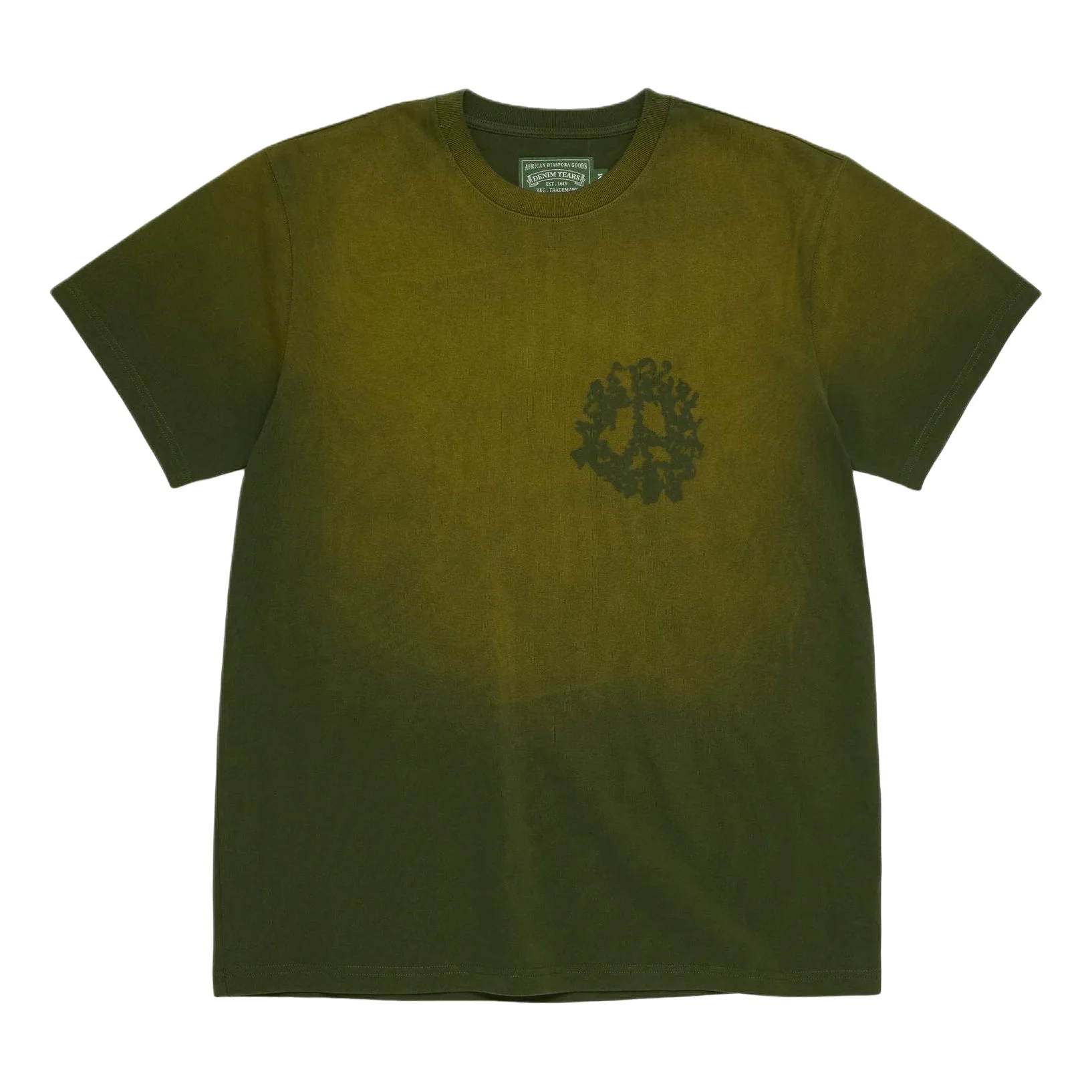 Denim Tears Denim U Knockout T-Shirt 'Green' SS26TSS16062831 - 1