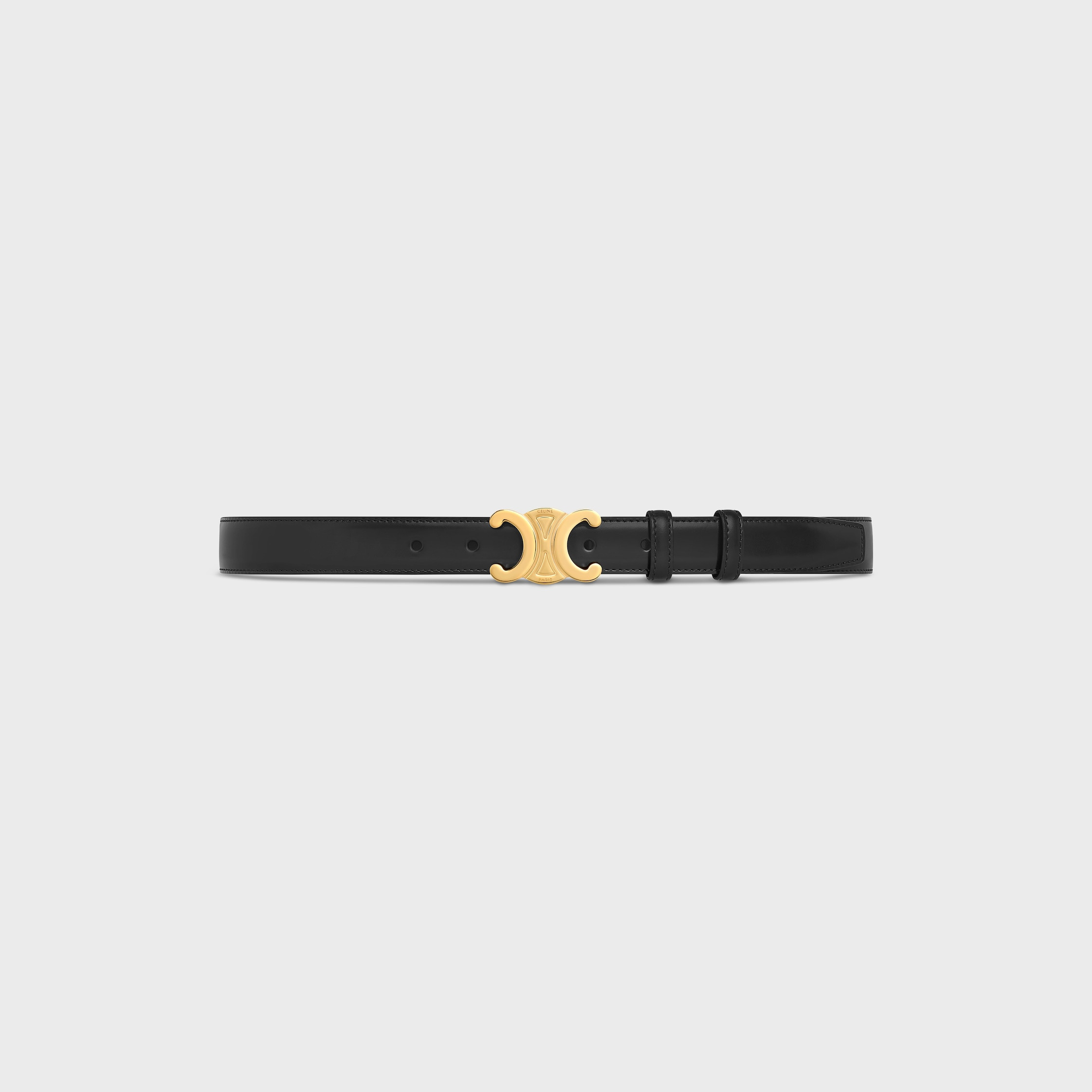 Medium Triomphe Belt in Taurillon Leather - 3