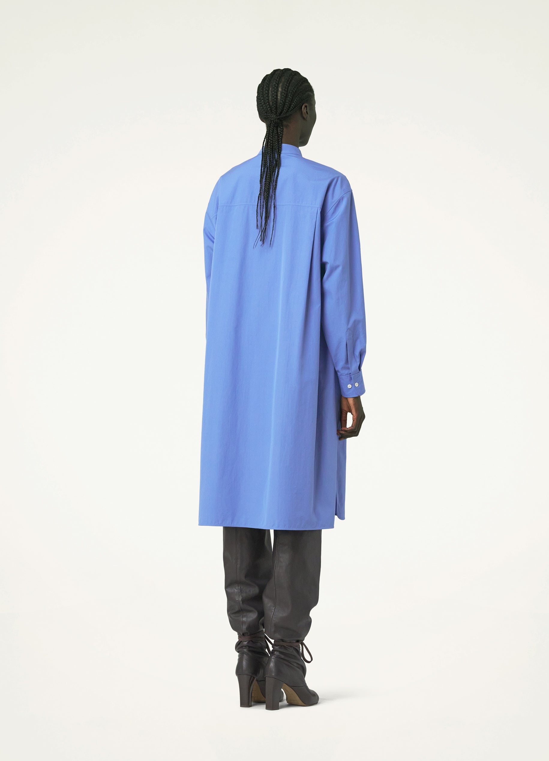 OFFICER COLLAR SHIRT DRESS - 3