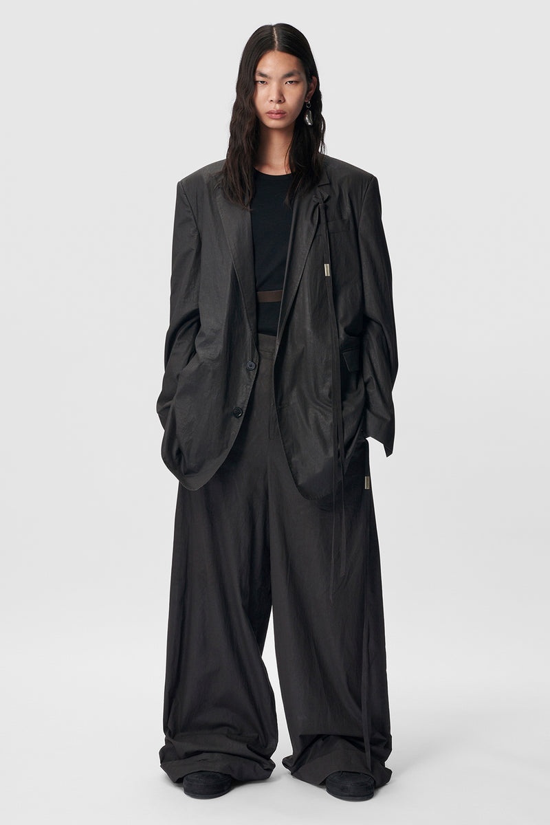 Achille Wide Leg Trousers - 4