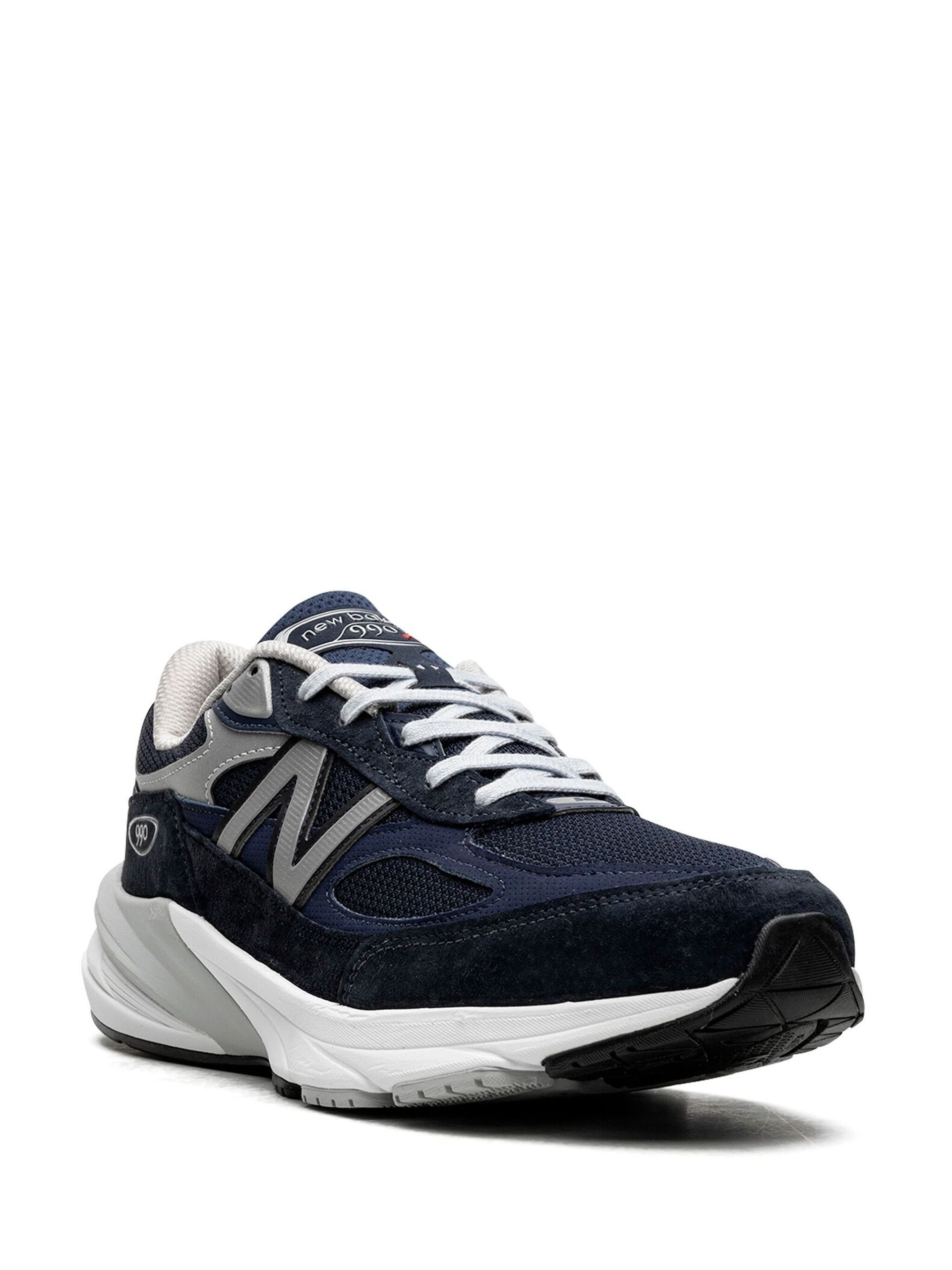 Blue 990 Suede Low-Top Sneakers - 2