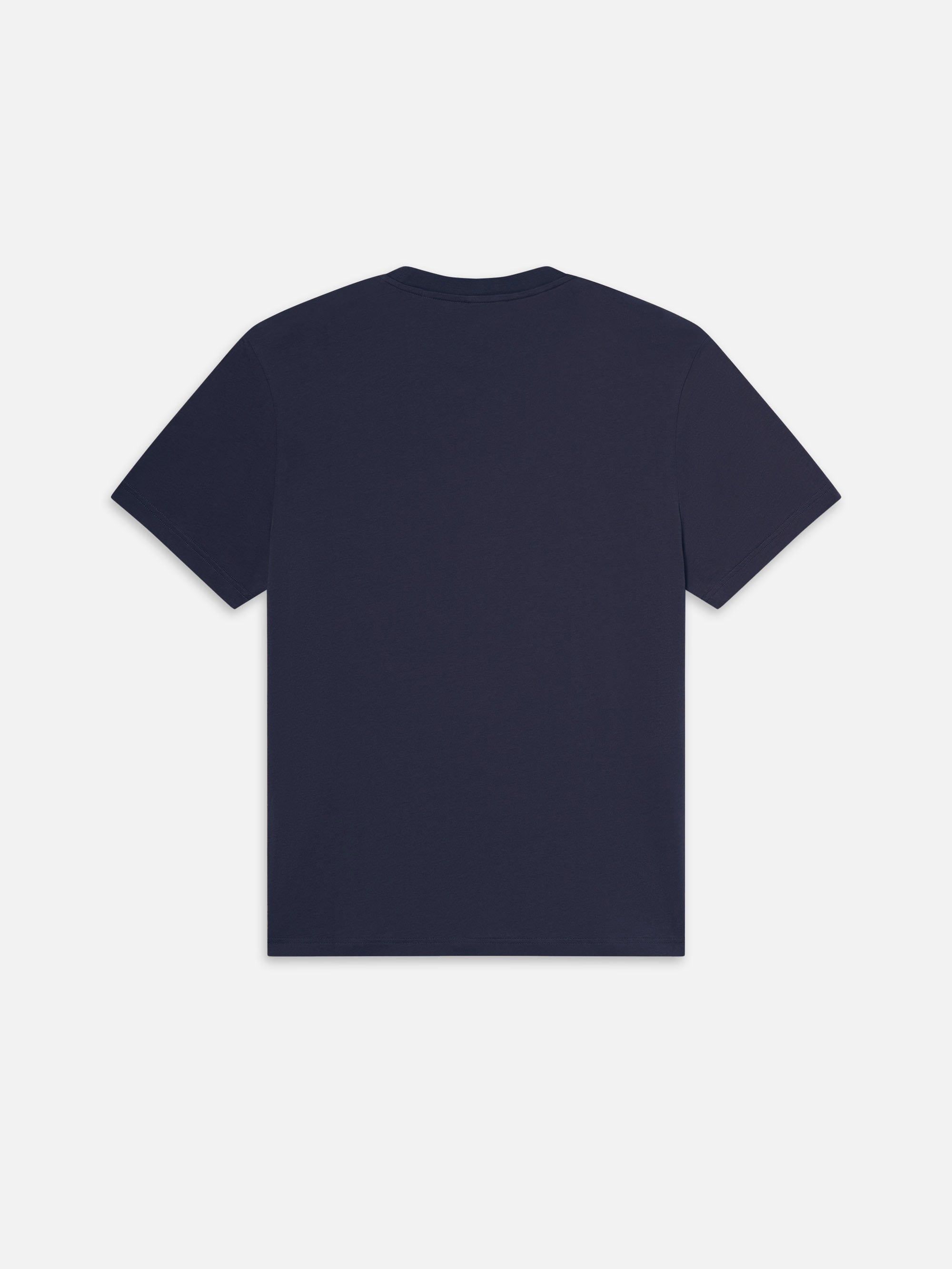 Light Cotton Tee in Dark Navy - 3