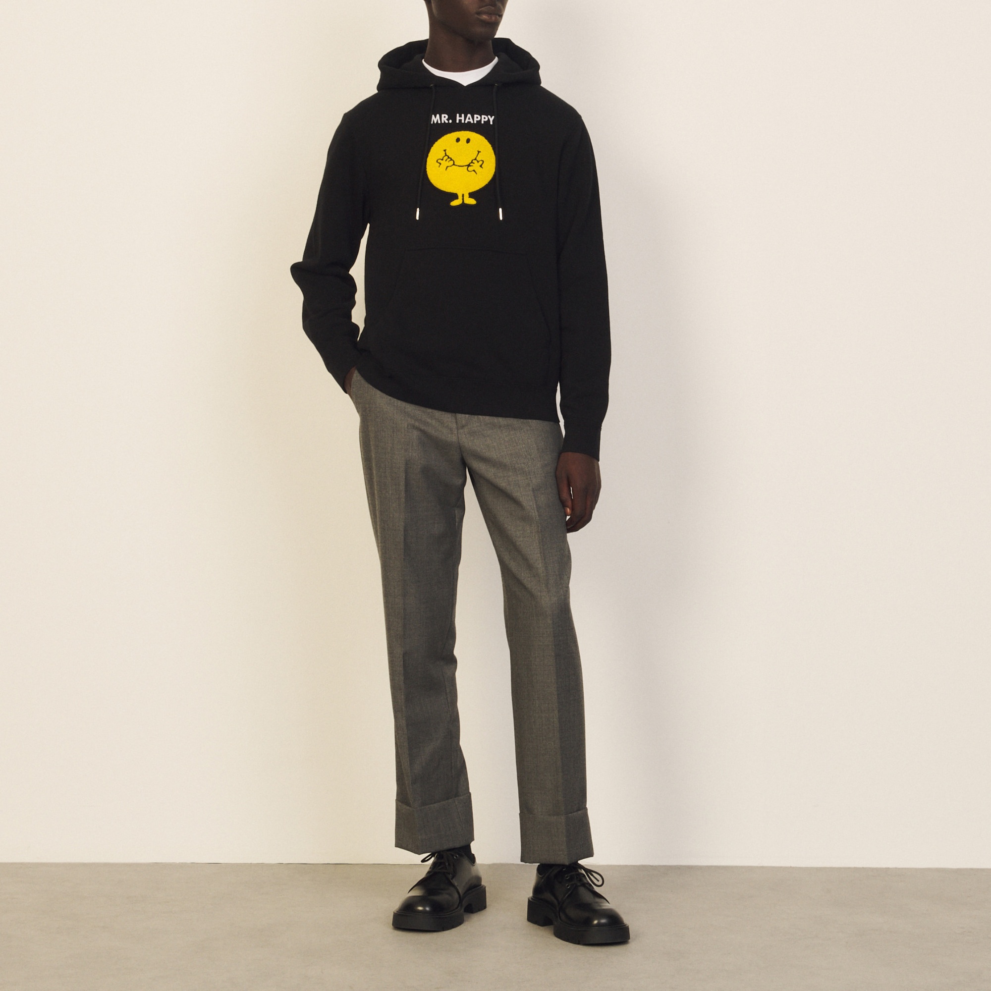 Cotton sweatshirt with patch - 1