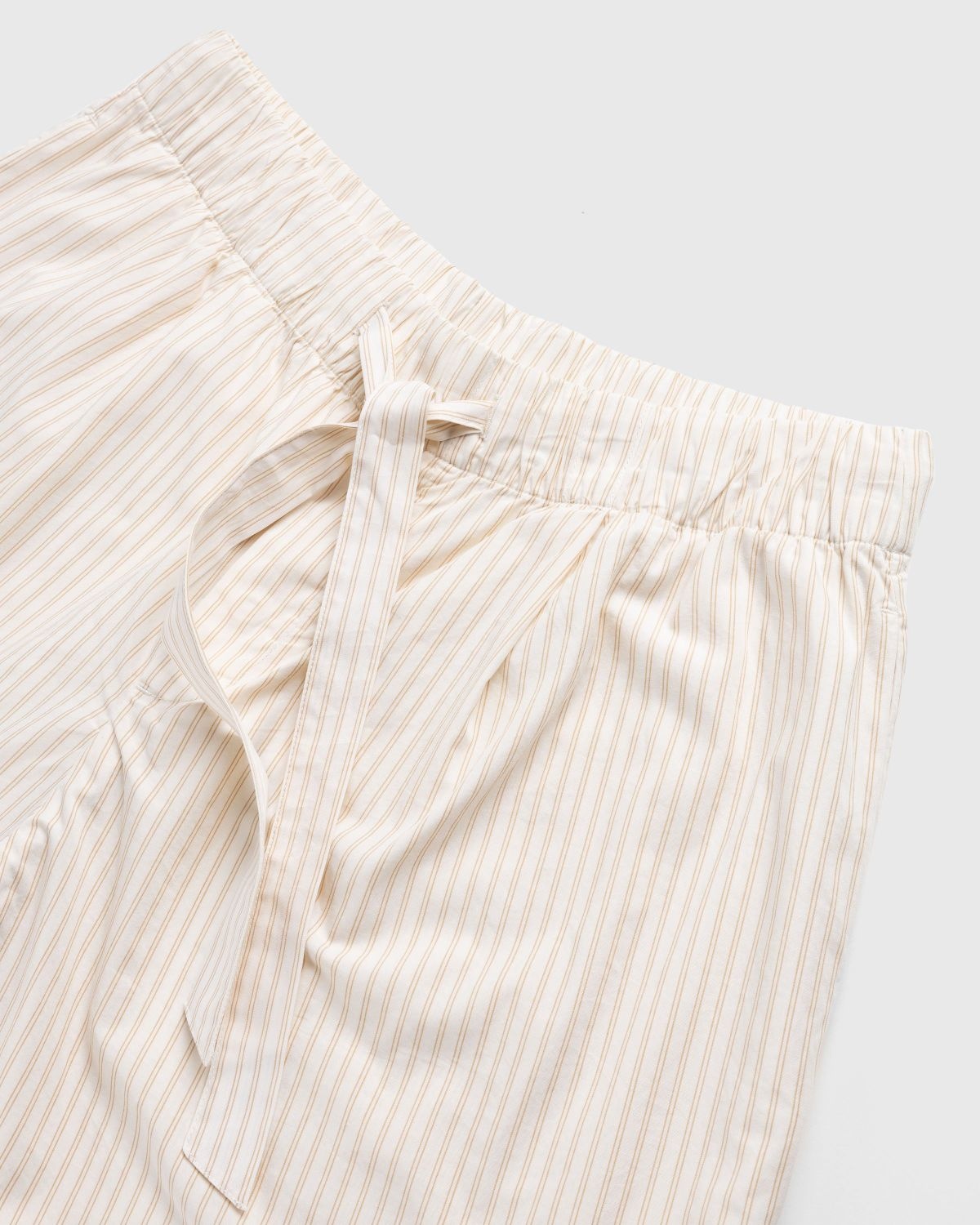 Birkenstock x Tekla – Poplin Pyjama Shorts Wheat Stripes - 5