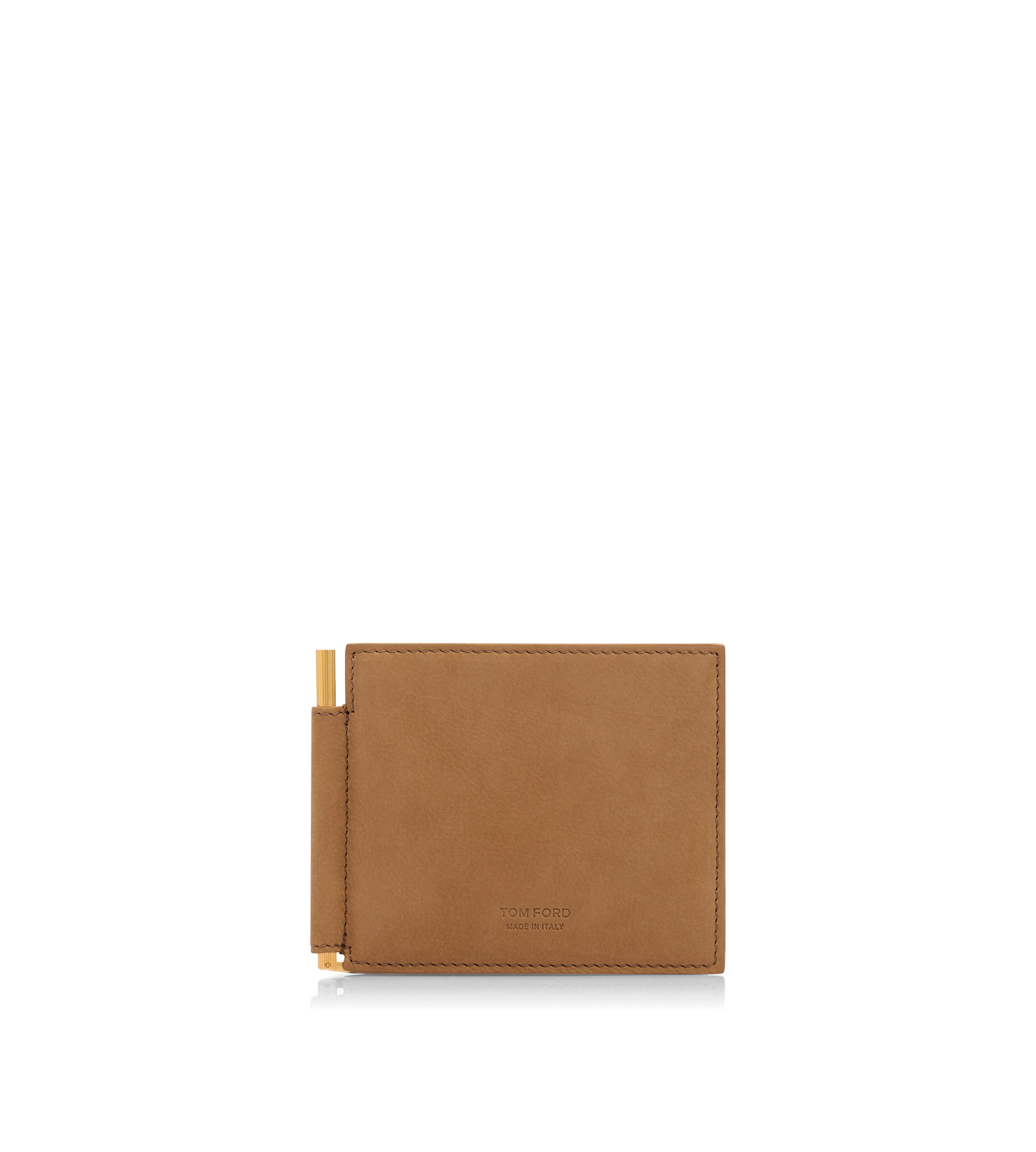 NUBUCK MONEY CLIP WALLET - 1