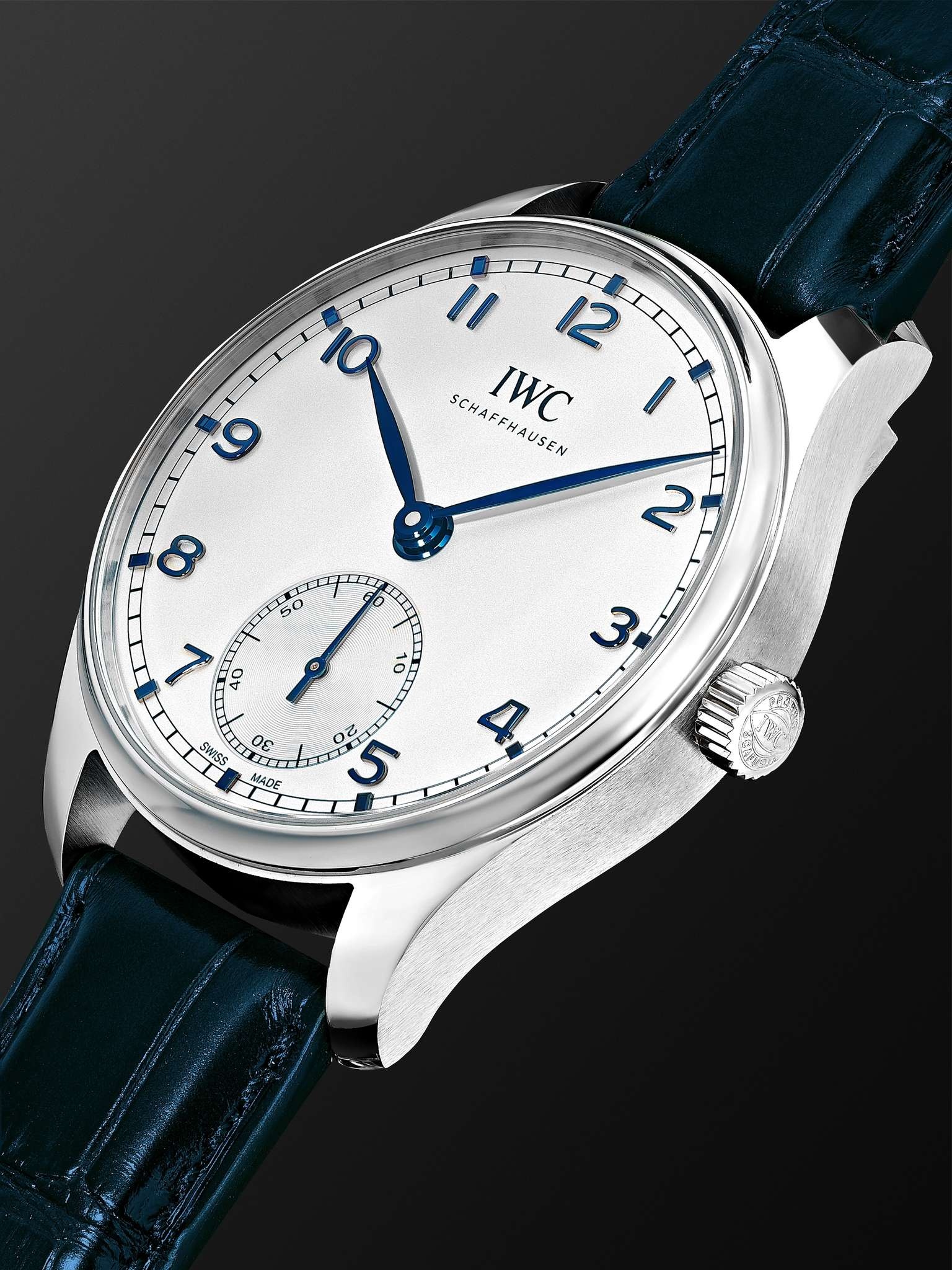 Portugieser 40 Automatic 40.4mm Stainless Steel and Alligator Watch, Ref. No. IW358304 - 4