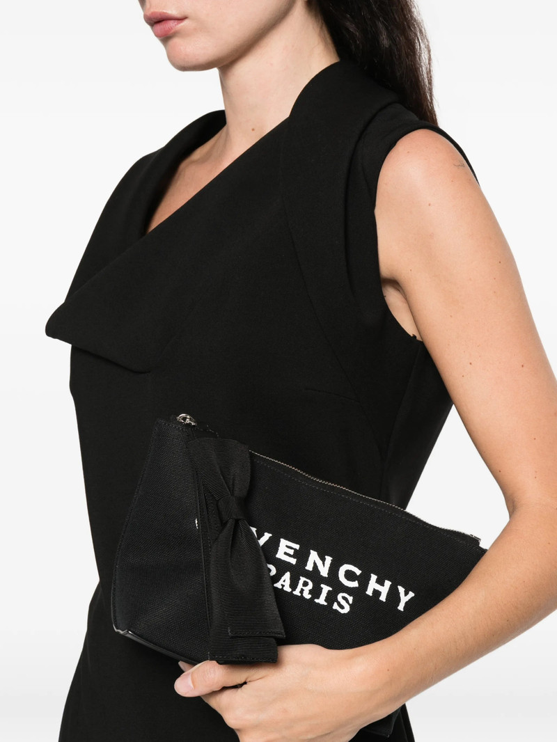 Givenchy Givenchy Bow-detailed Logo Clutch Bag outlook