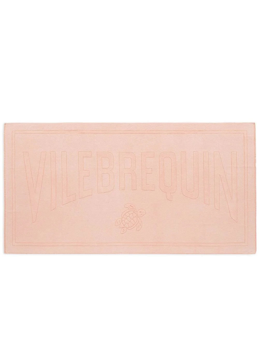 jacquard-logo beach towel - 1