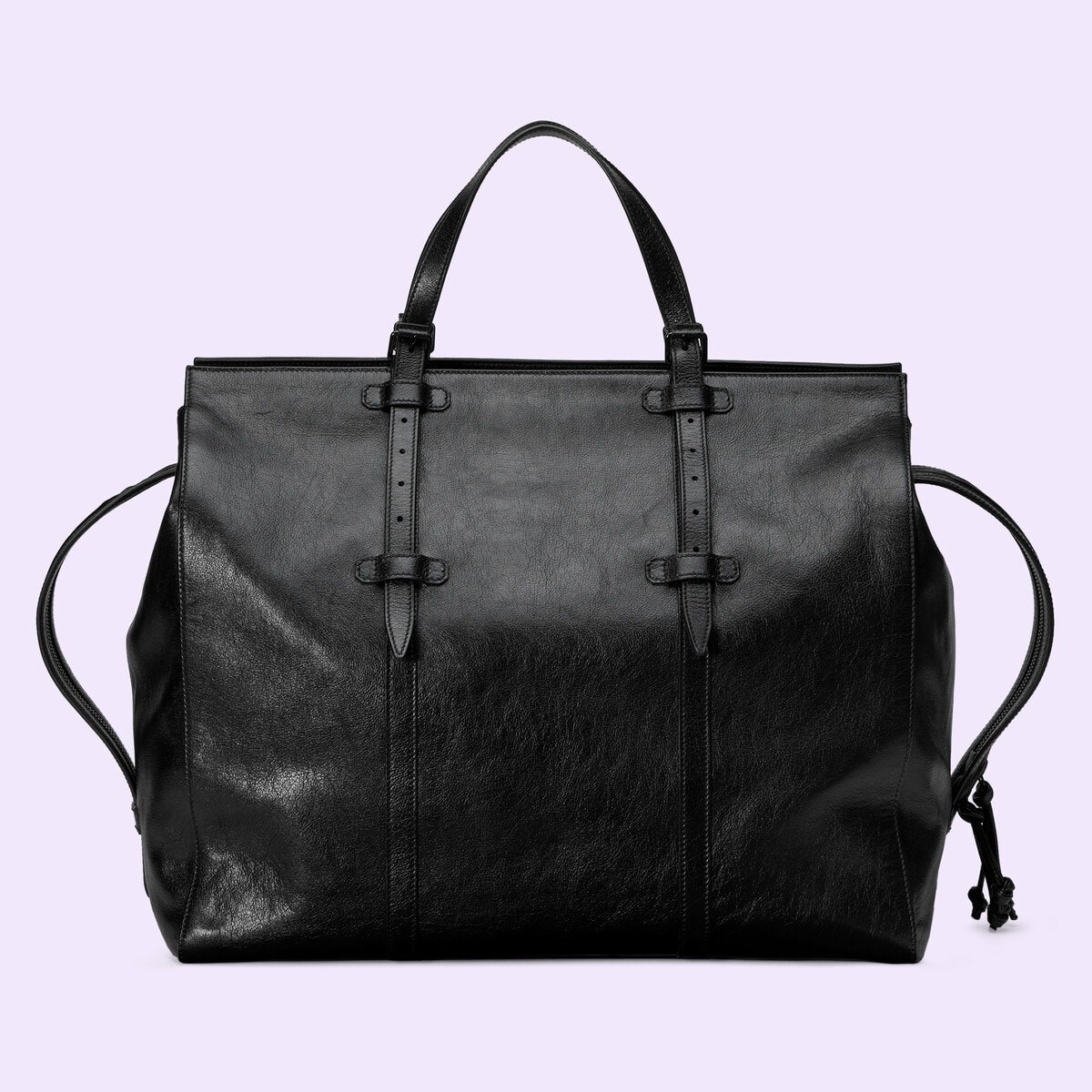 Large tote bag with tonal Double G - 5