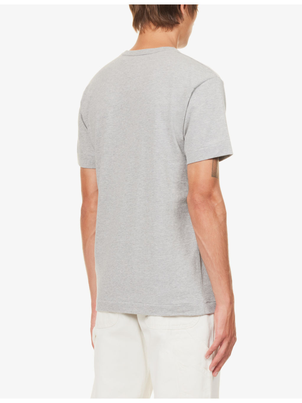 Logo-embroidery cotton-jersey t-shirt - 5