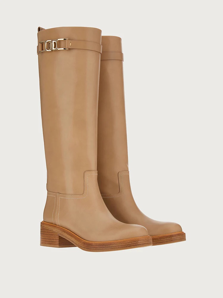 VARA CHAIN KNEE HIGH BOOT - 6