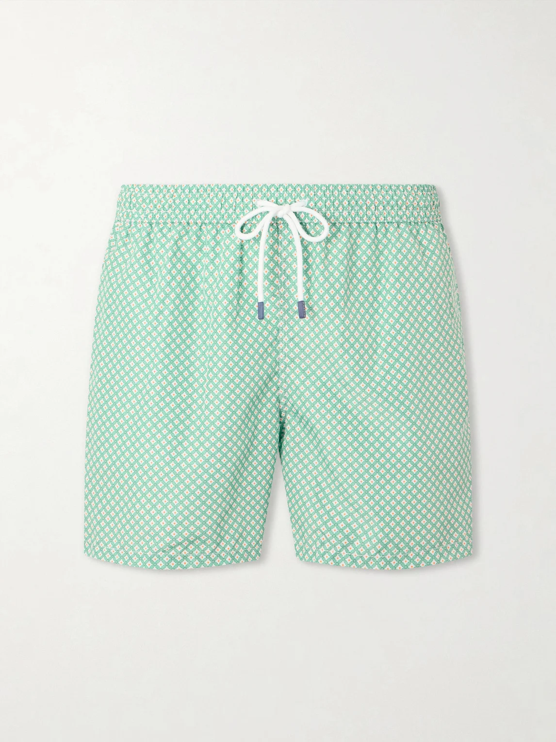 Madeira Straight-Leg Mid-Length Printed Swim Shorts - 1