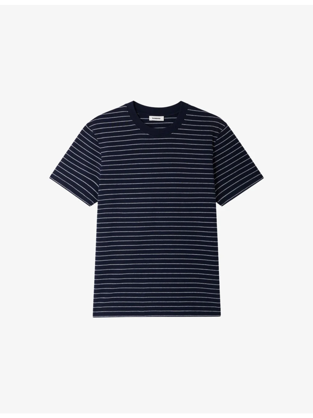 Striped Short-Sleeve Cotton T-Shirt - 1
