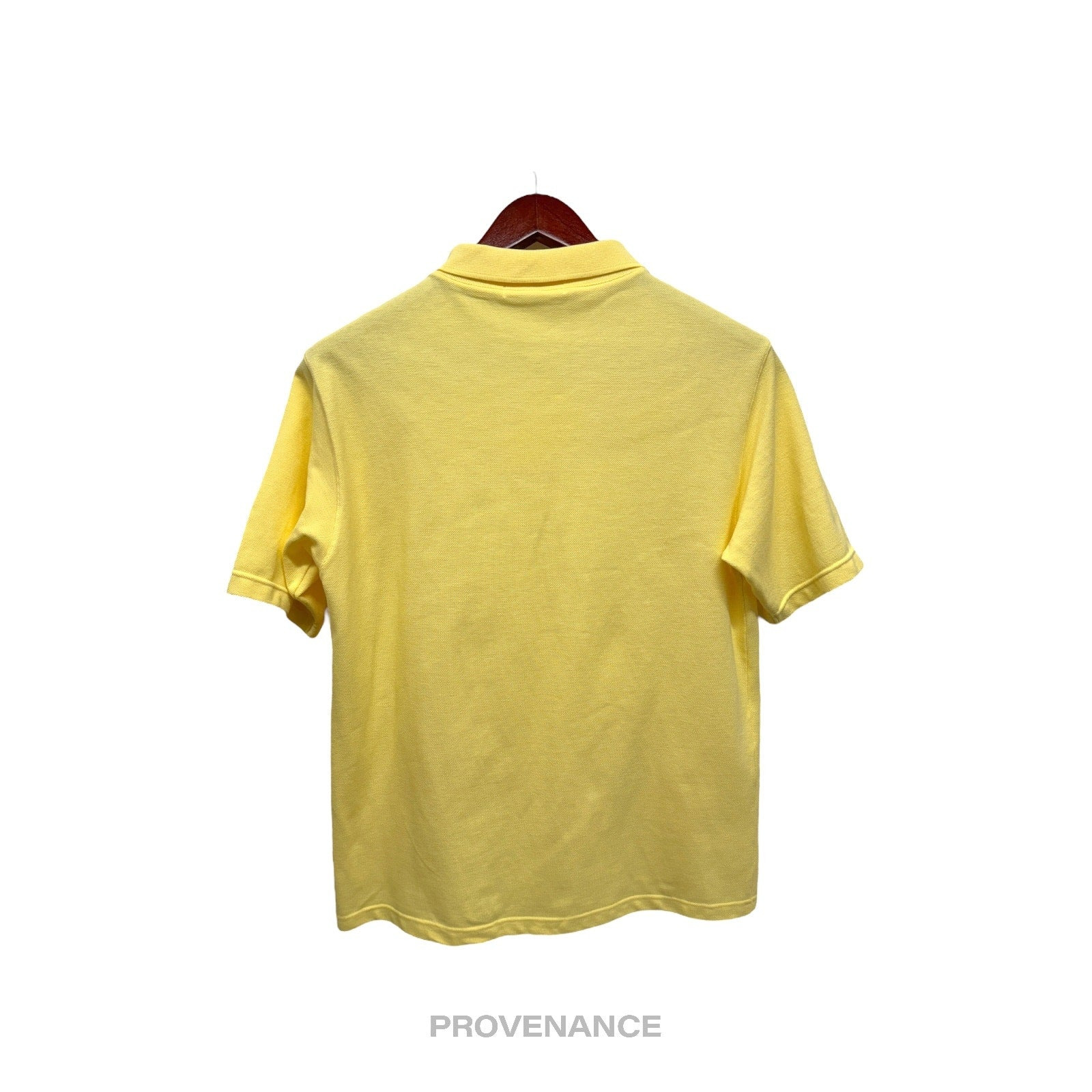 Balenciaga Letter Spellout Polo Shirt - Yellow Pique - 2