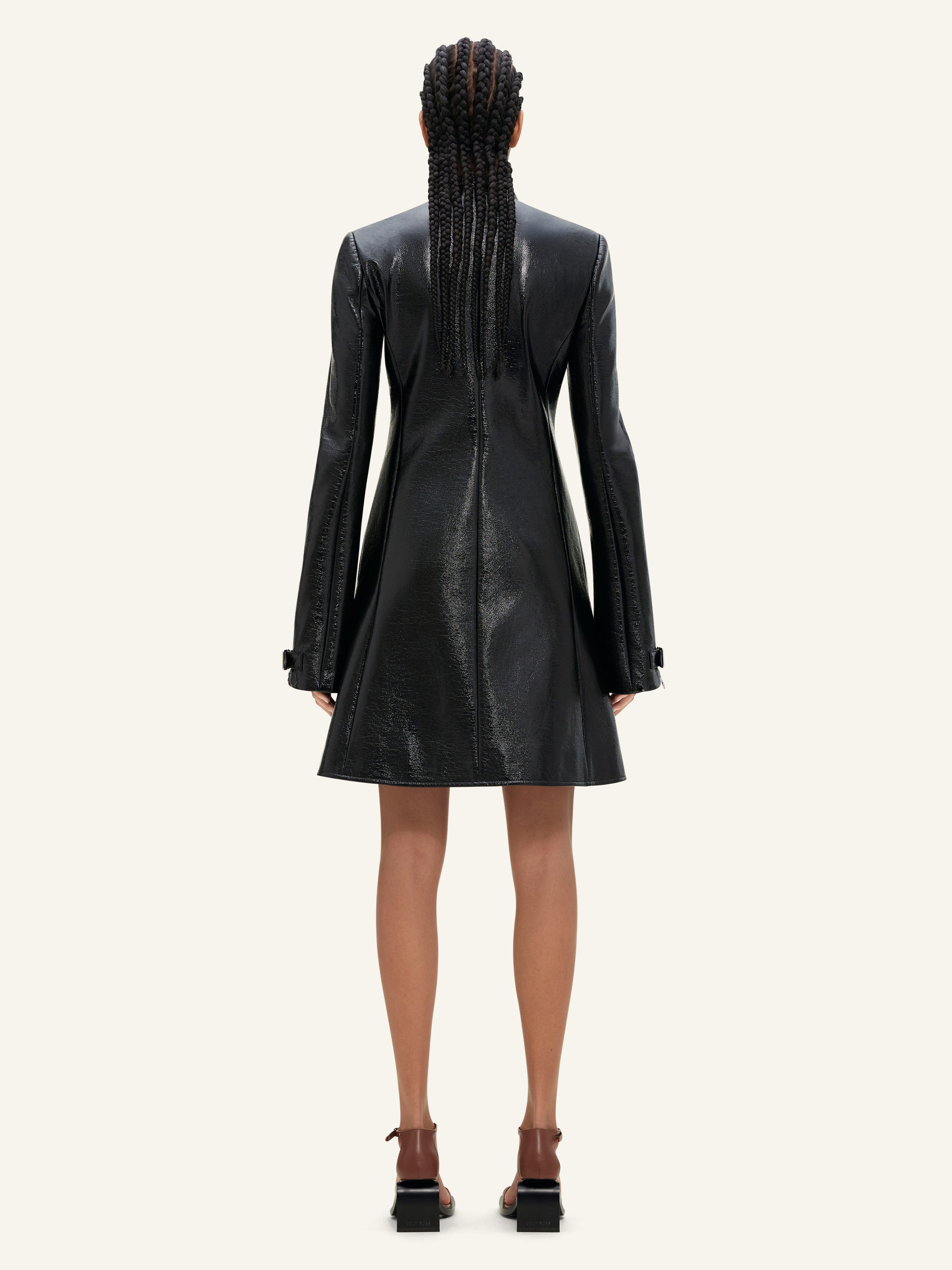 ELLIPSE VINYL COAT - 4