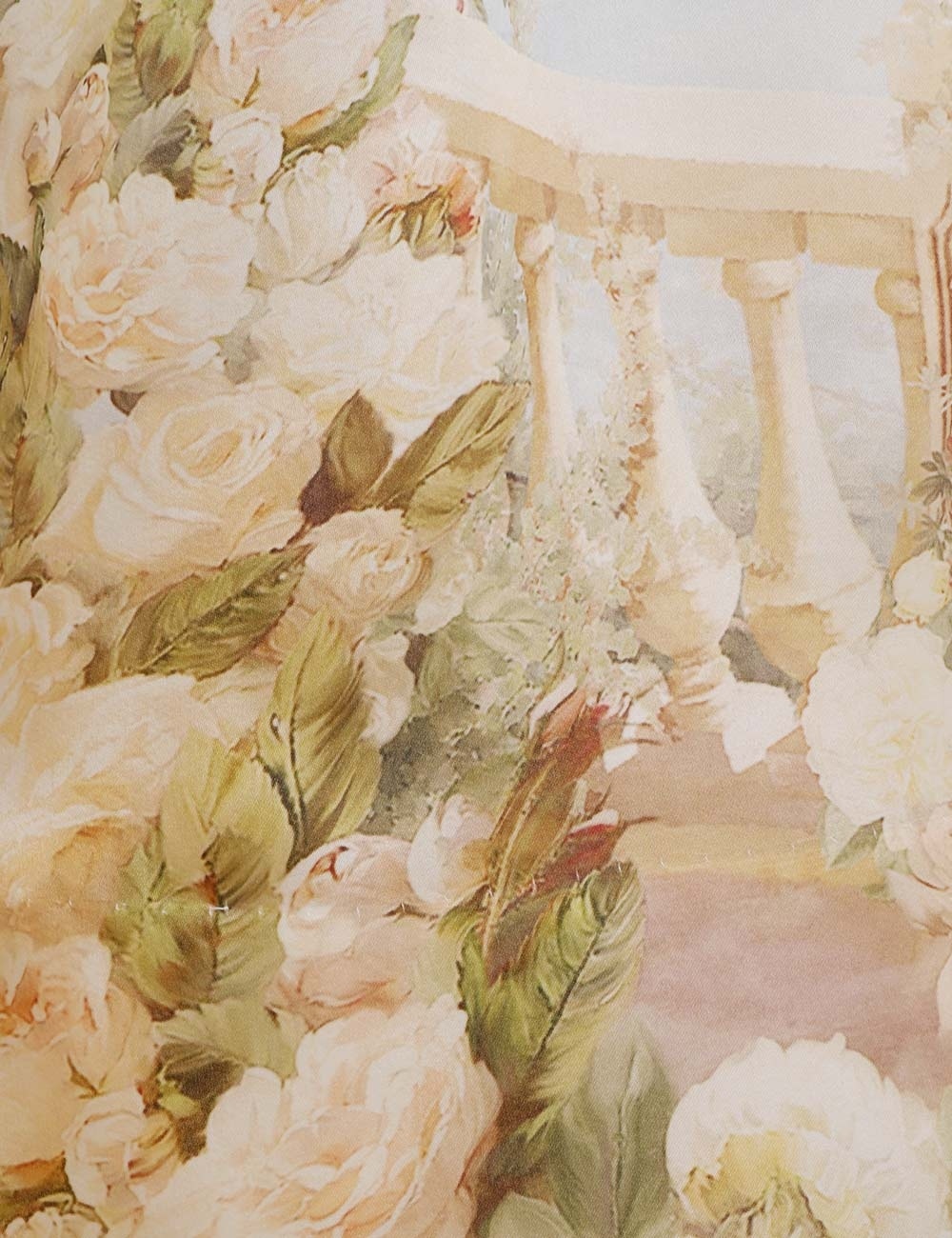 Zimmermann LYRICAL RUCHED MIDI DRESS | REVERSIBLE