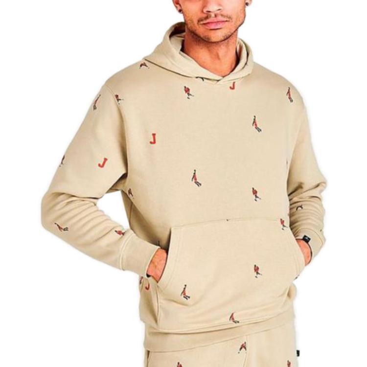 Air Jordan Fleece Holiday Hoodie 'Rattan' DV9392-206 - 4
