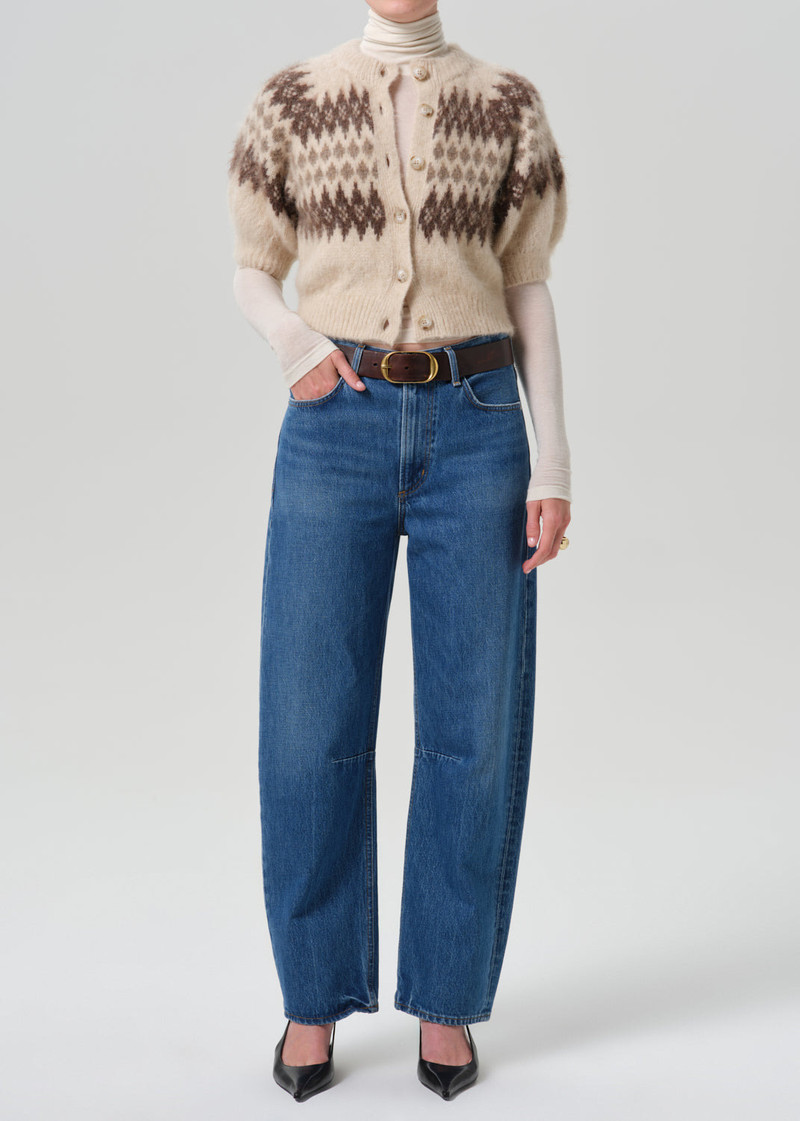 Miro Long Relaxed Jean In Azure Blue - 1
