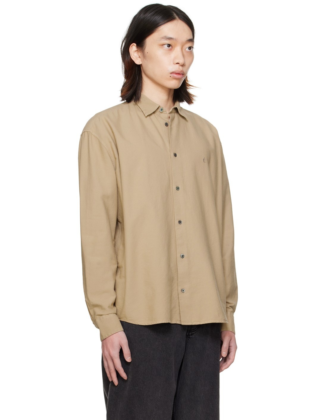 Beige Lyrique Accent Shirt - 2