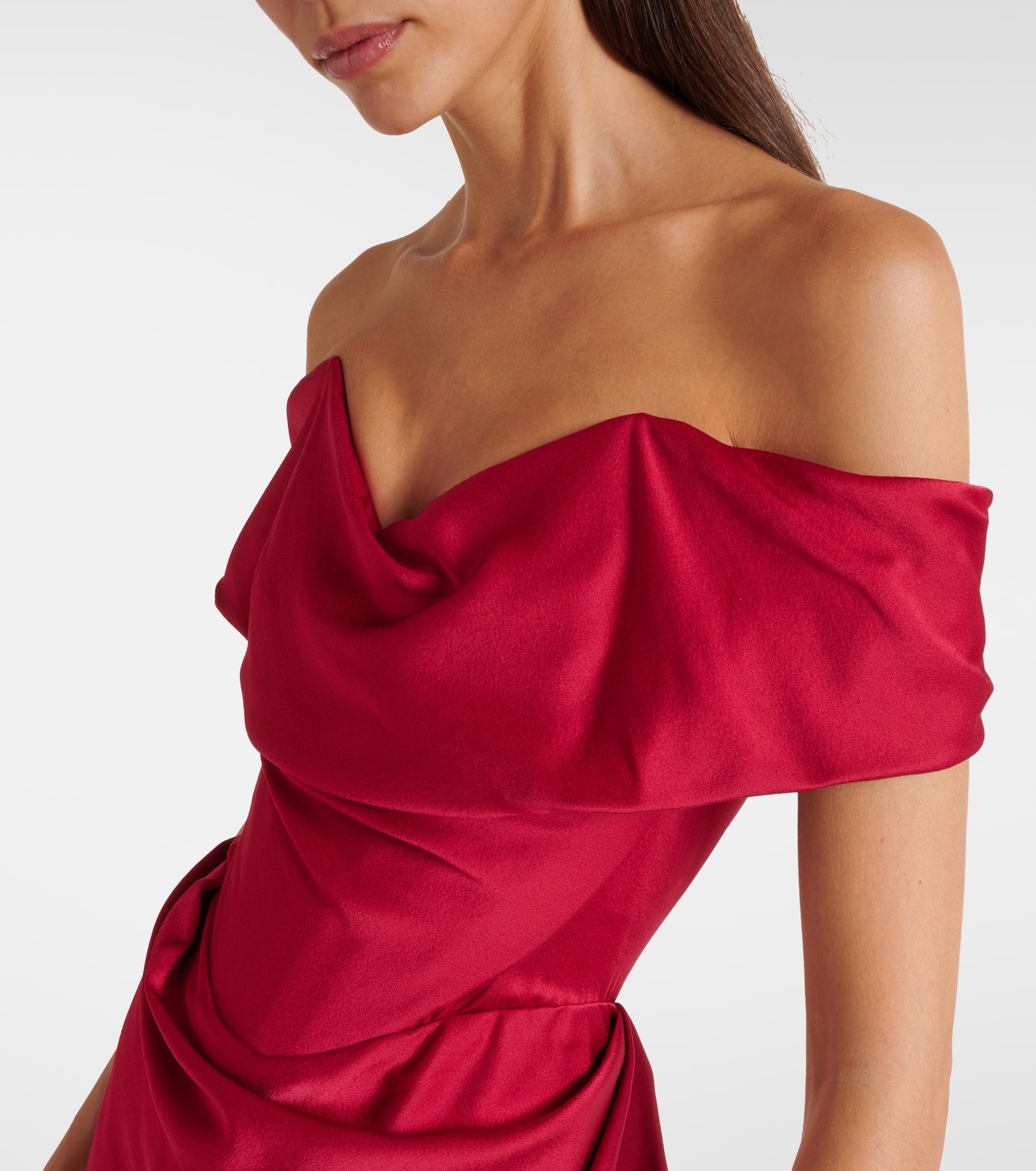 Nova Cocotte silk satin corset gown - 4