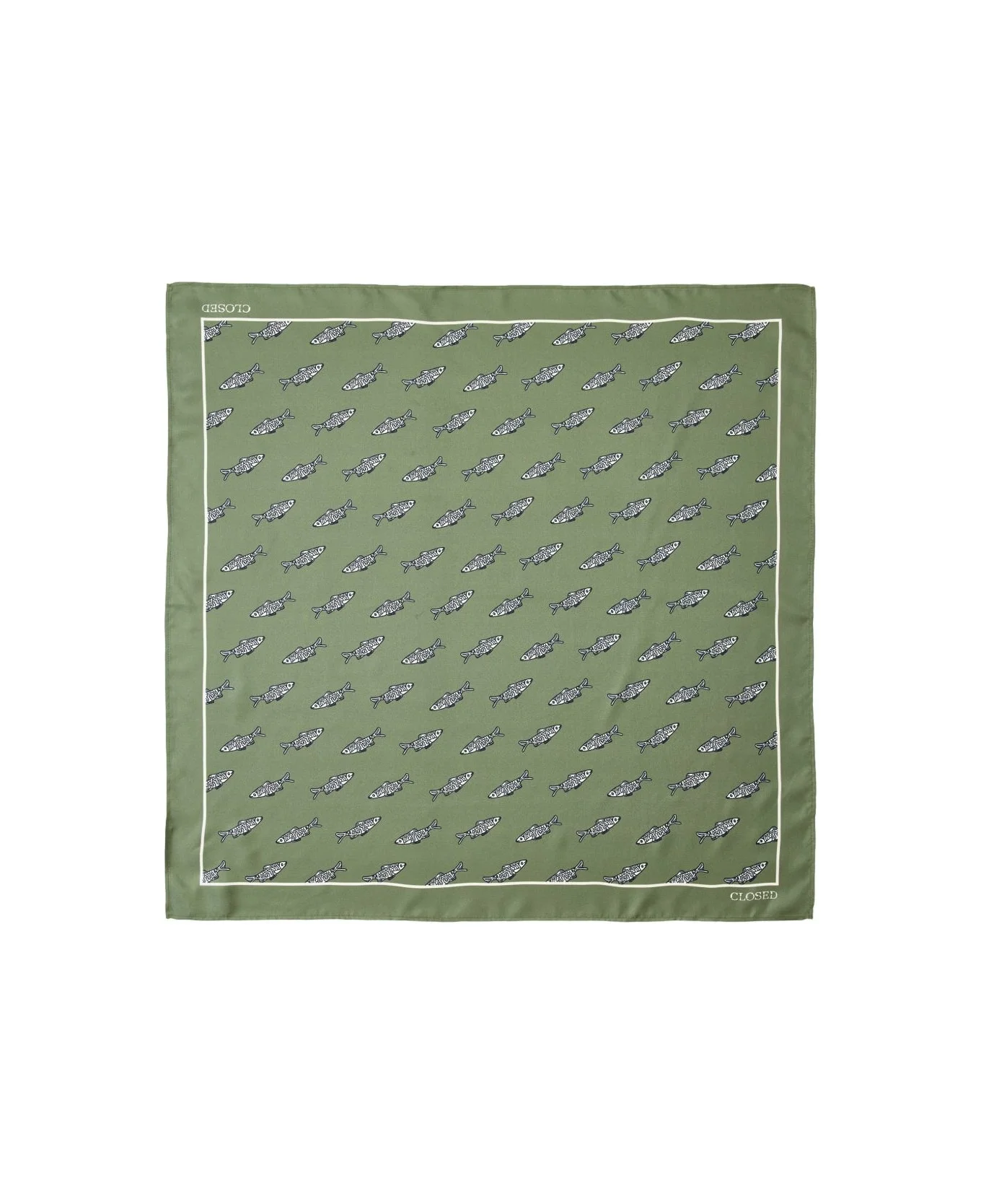 Printed Silk Scarf - 1