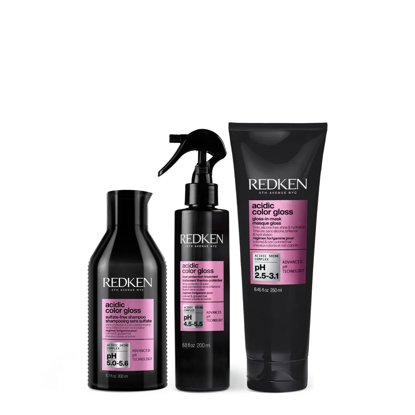Acidic Color Gloss High Shine Trio - 1