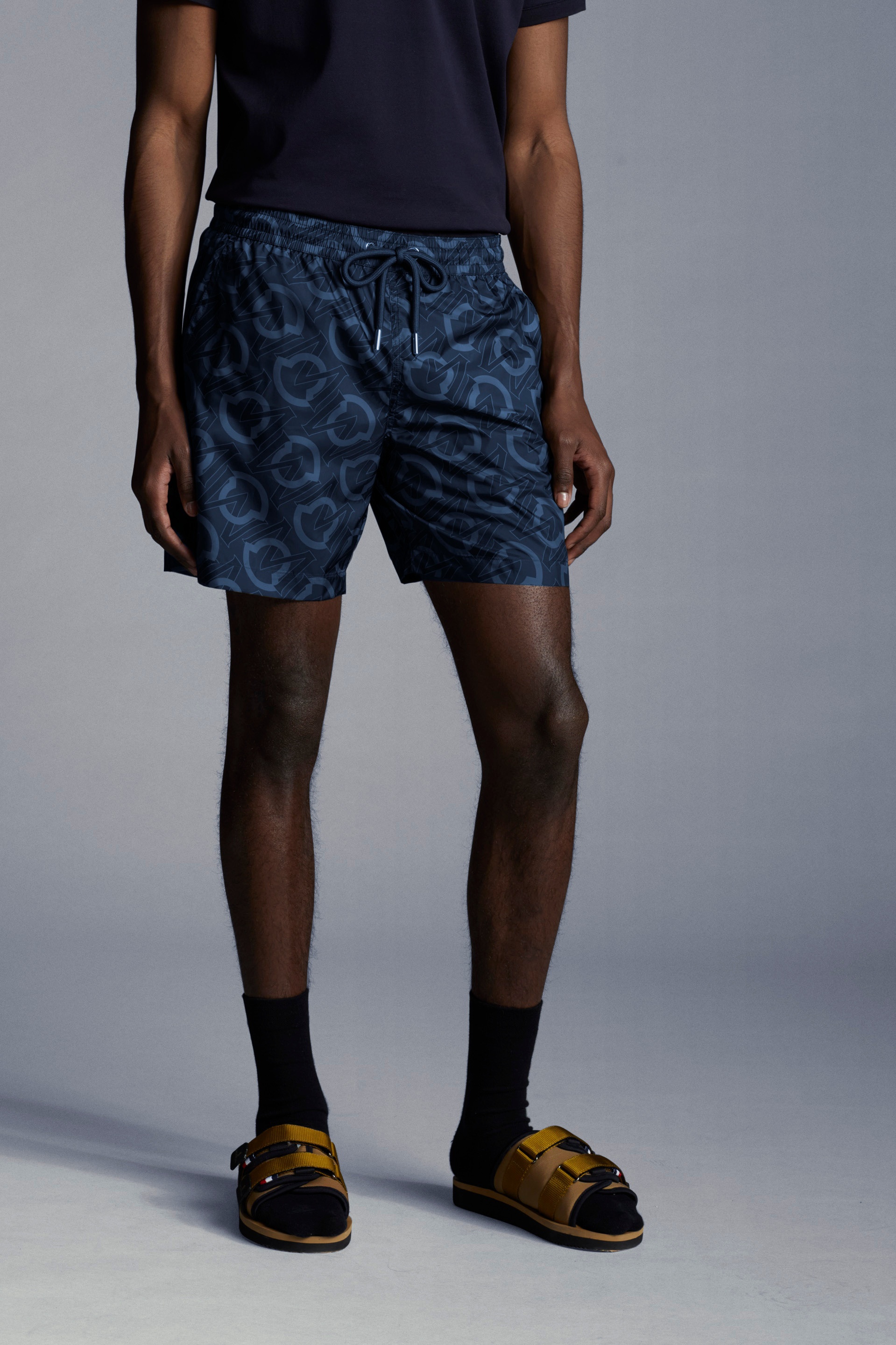 Monogram Print Swim Shorts - 3