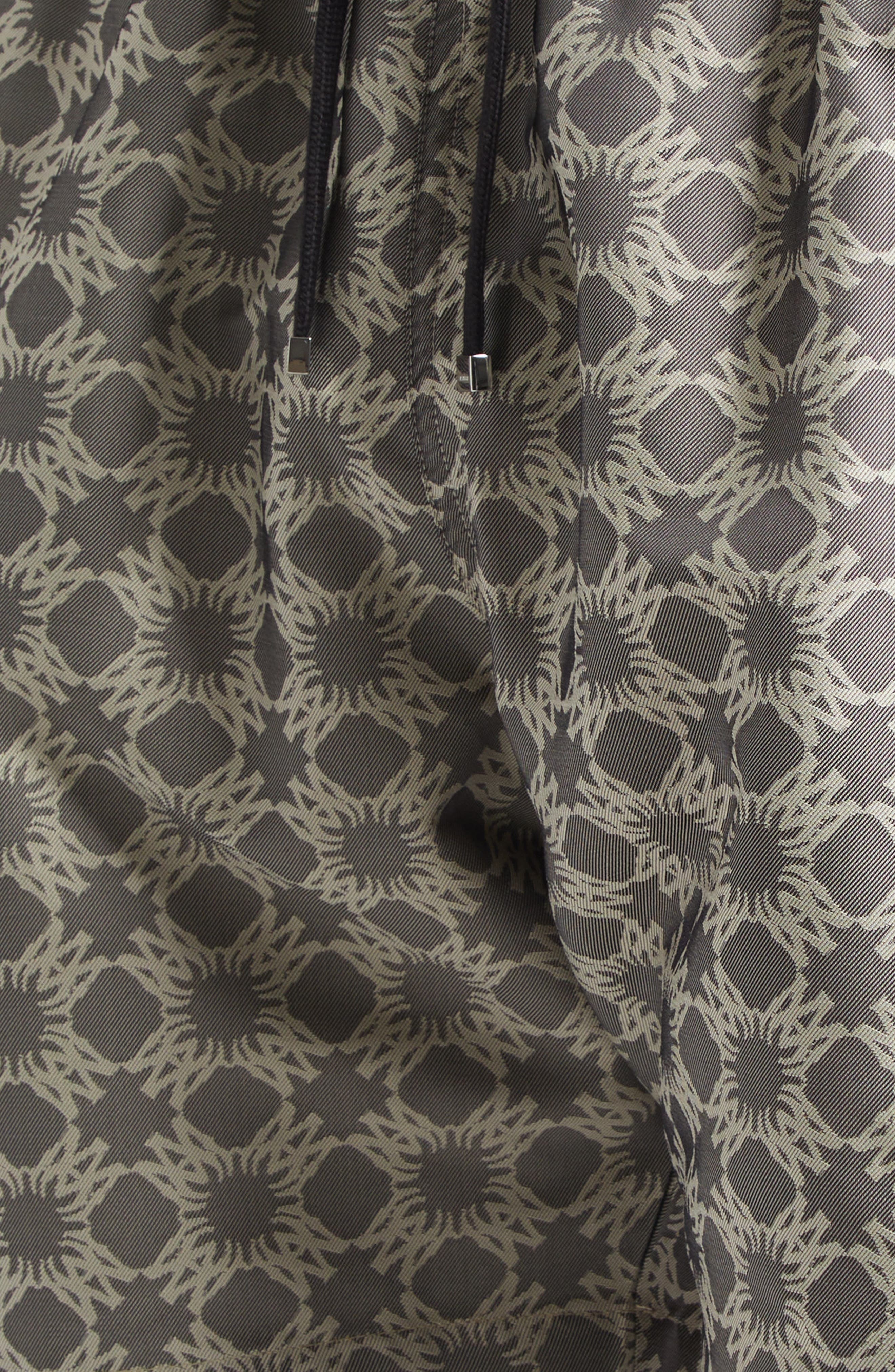 AMIRI MA Quad Monogram Print Swim Trunks in Black at Nordstrom - 5