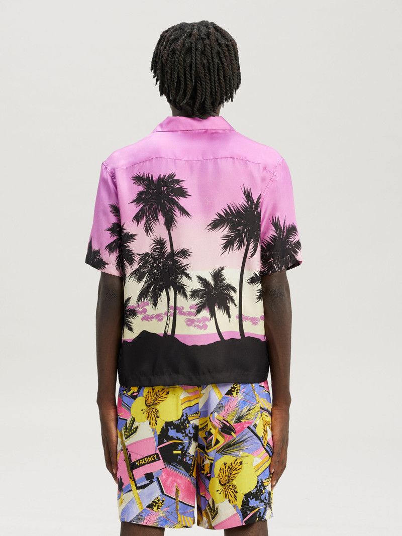 Pink Sunset Bowling Shirt 5