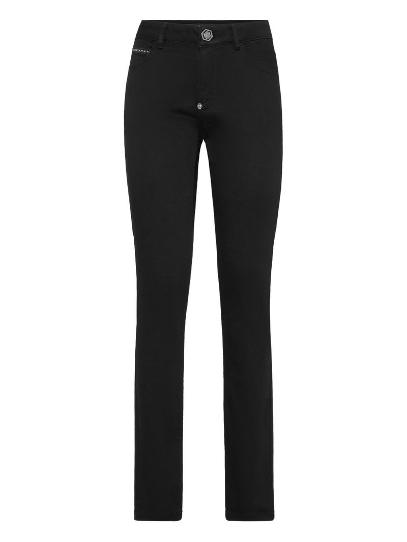 fatale logo-plaque jeans 1