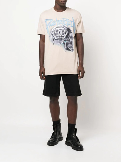 PHILIPP PLEIN skull-print short-sleeve T-shirt outlook