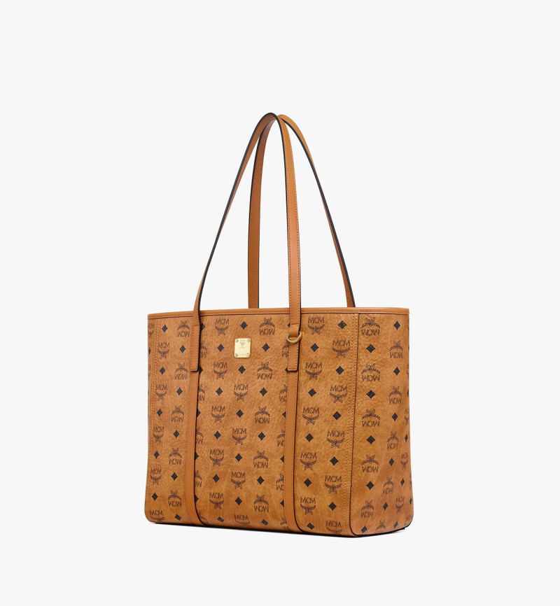 MCM Toni Top-Zip Shopper in Visetos outlook
