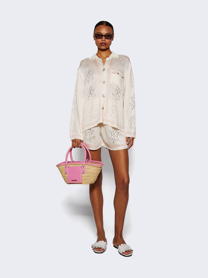 CALLE DEL MAR Dinner Party Long Sleeve Shirt Natural And Shell outlook