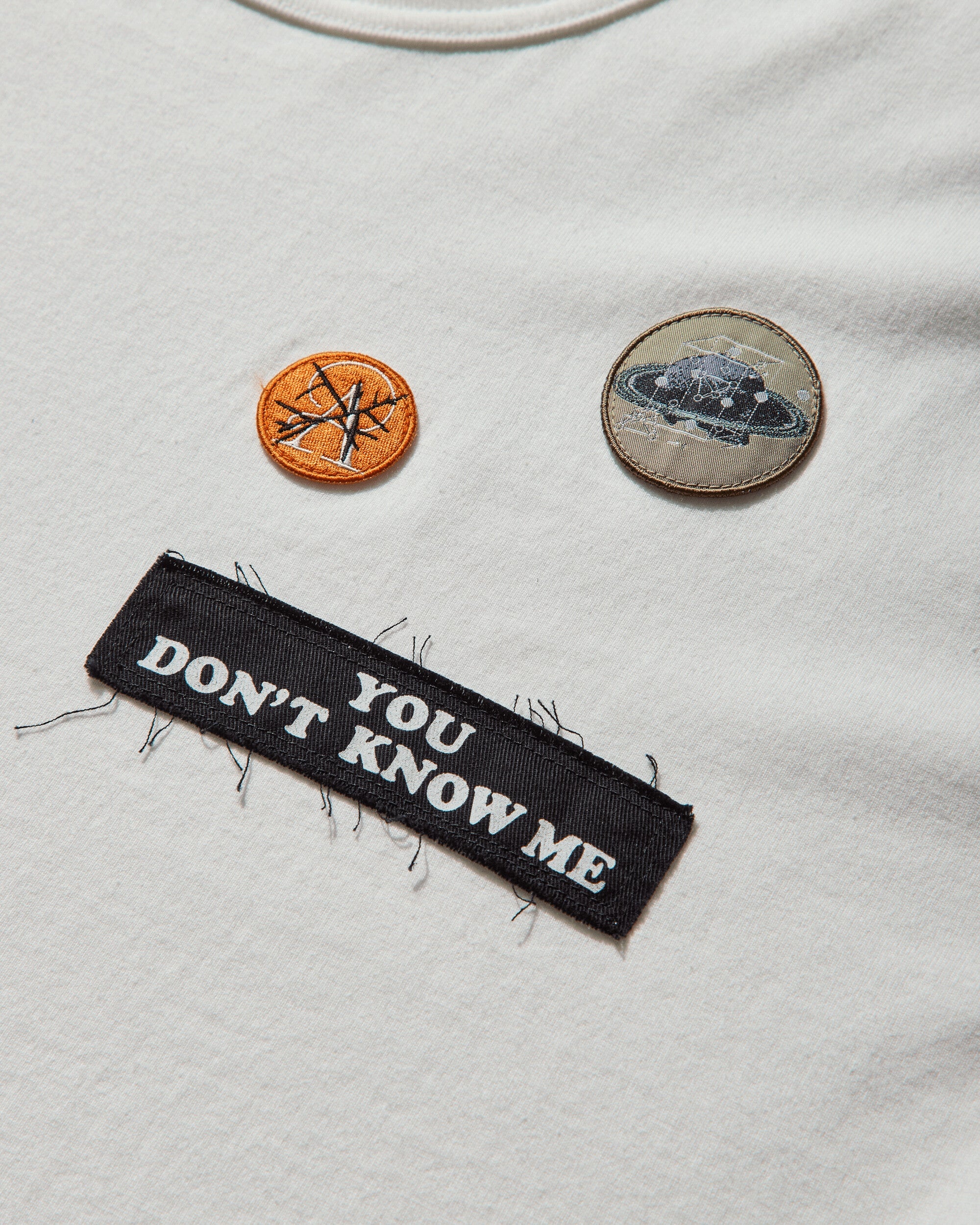 Men's Patches T-Shirt White - 4