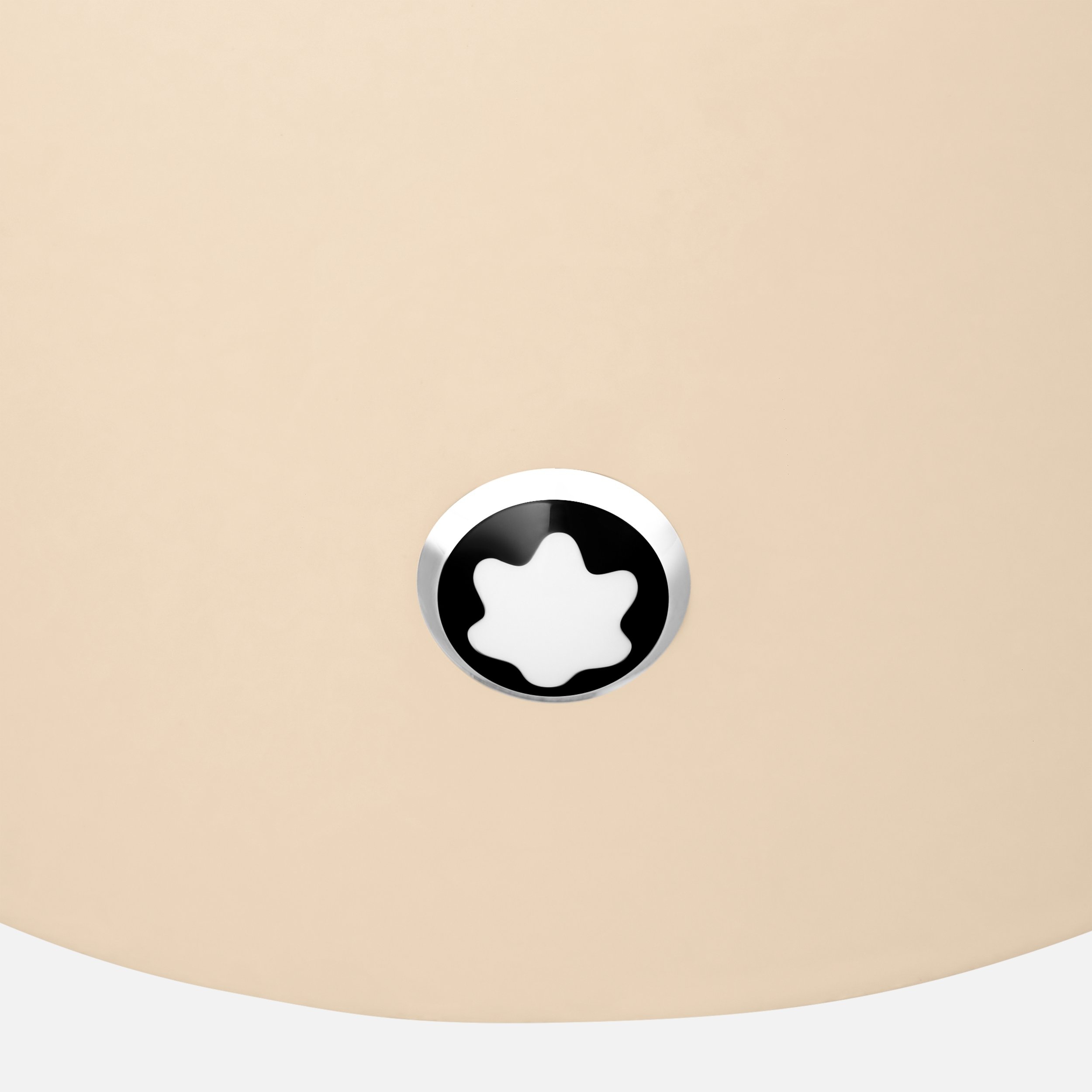 Round desk tray in ivory lacquer (Medium) - 3