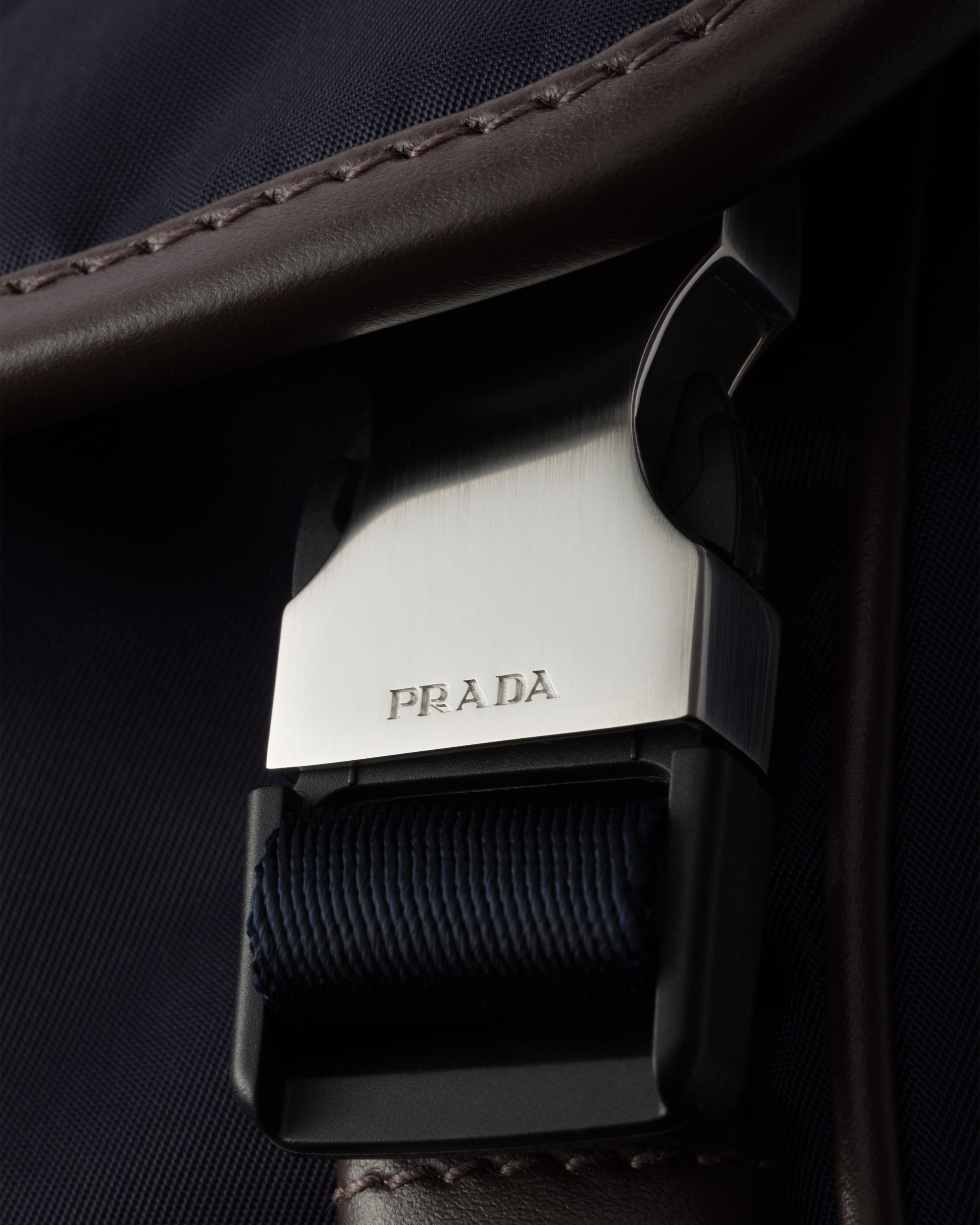 Prada Small Re-Nylon and leather shoulder bag | REVERSIBLE