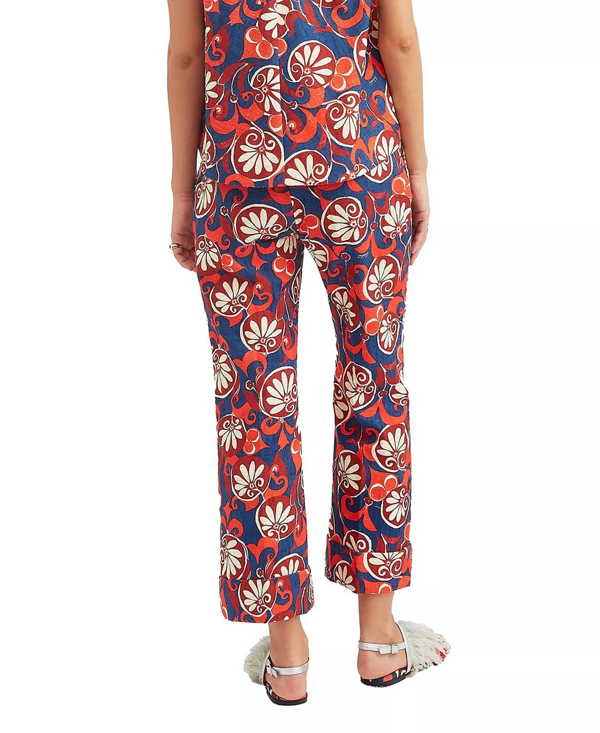 Hendrix Pants Moonflower Navy - 2