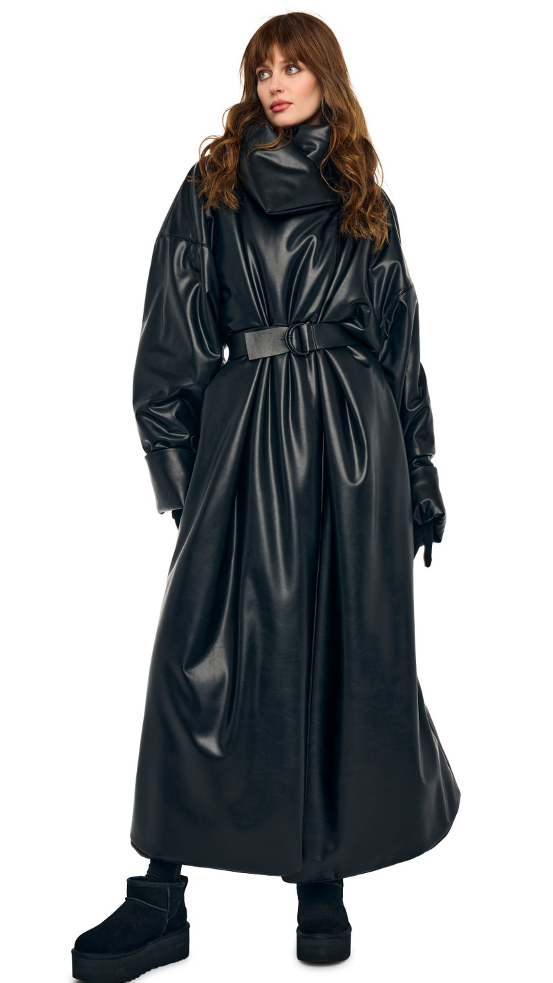 HIGH COLLAR OVERSIZED BOYFRIEND SLEEPING BAG COAT 1